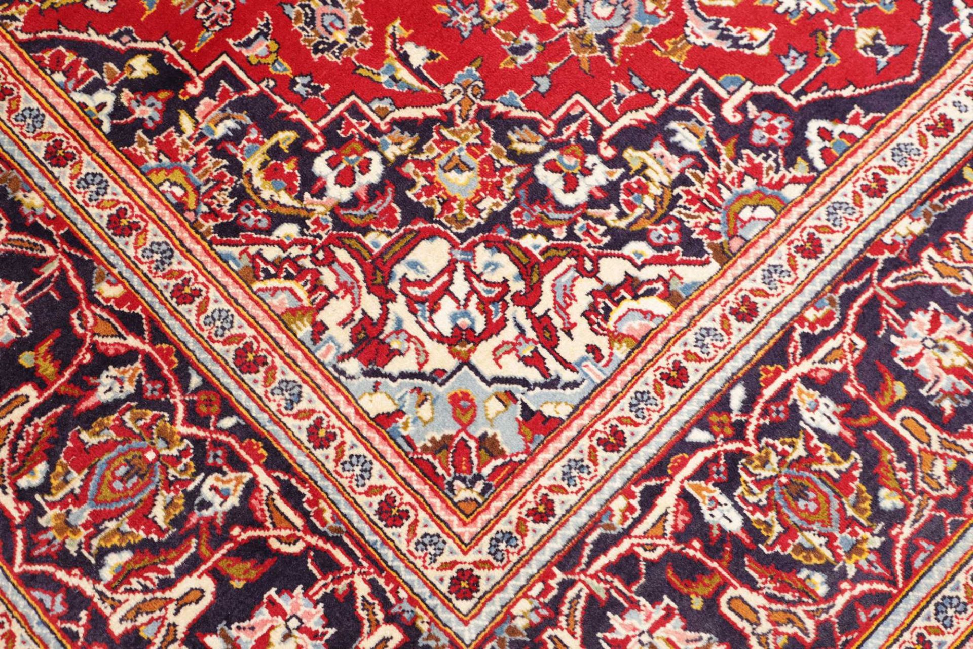 Kashan Perserteppich aus Iran, 204 × 307 cm
