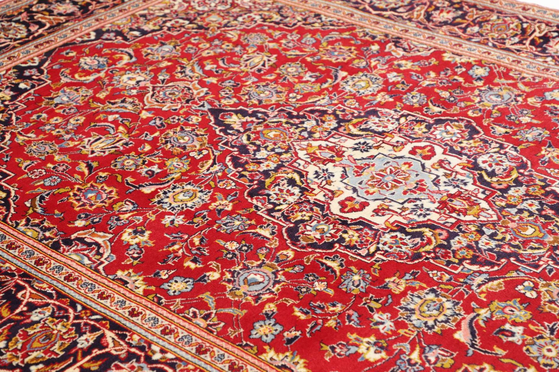 Kashan Perserteppich aus Iran, 204 × 307 cm