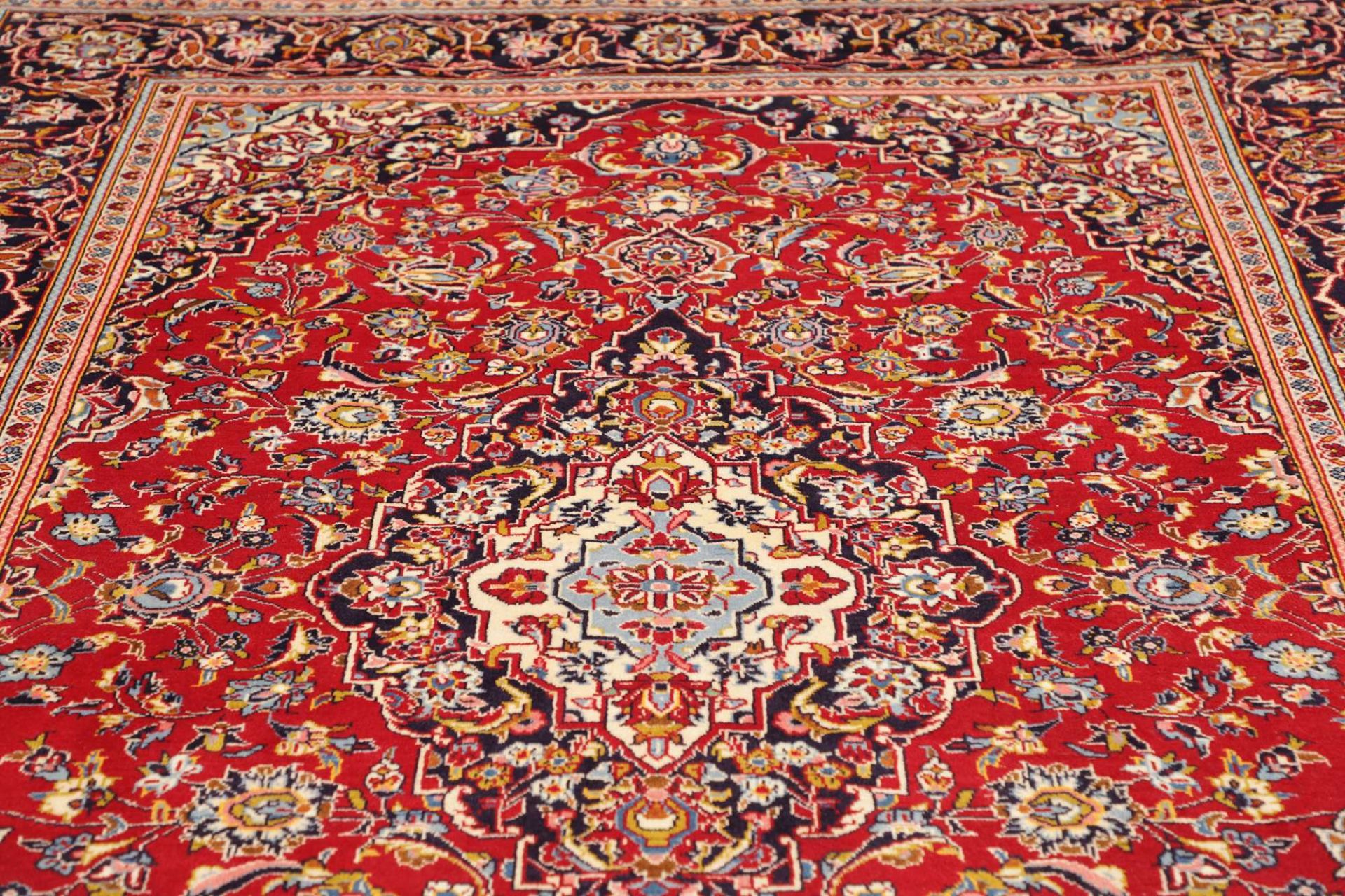 Kashan Perserteppich aus Iran, 204 × 307 cm