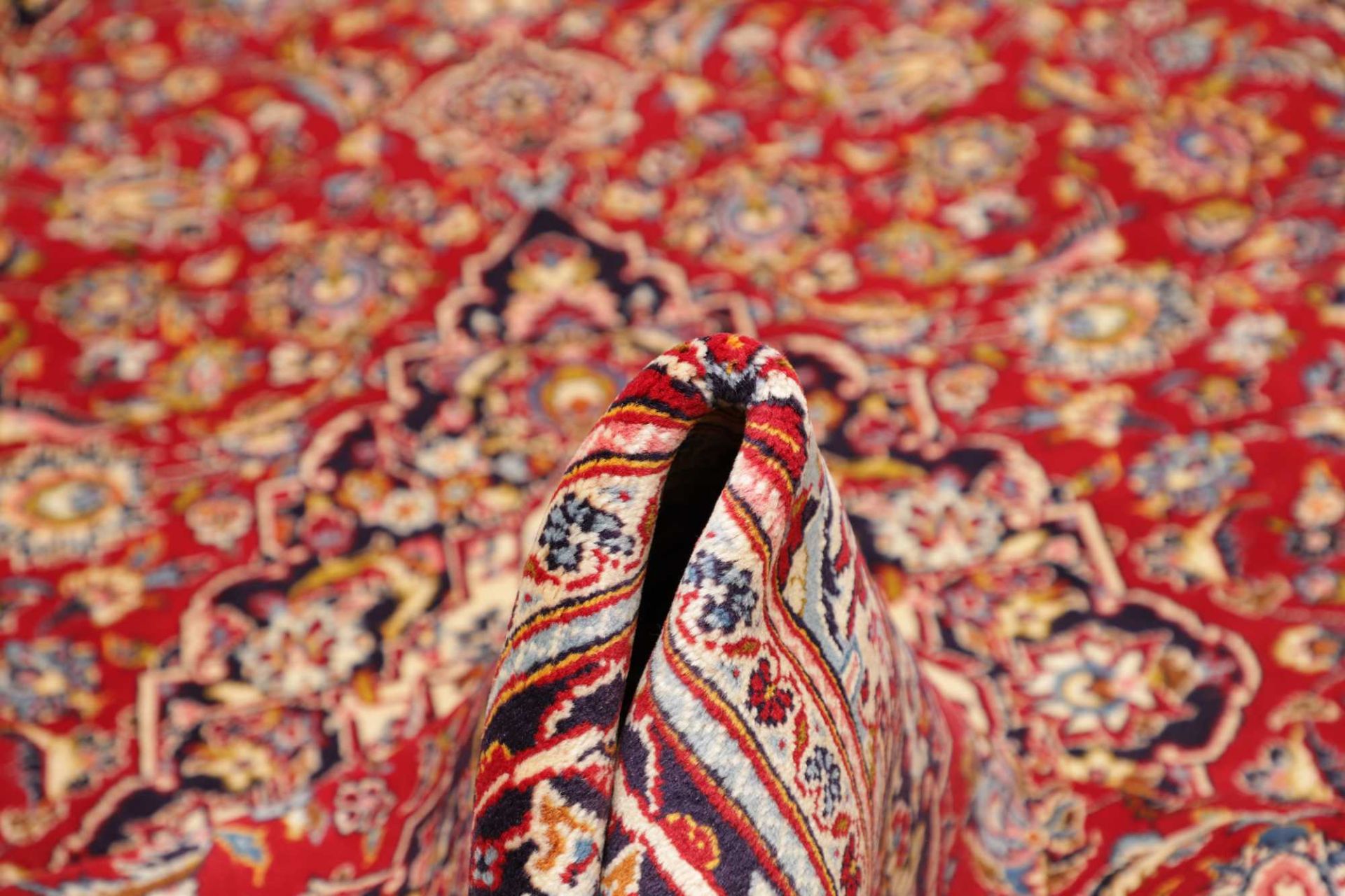 Kashan Perserteppich aus Iran, 204 × 307 cm
