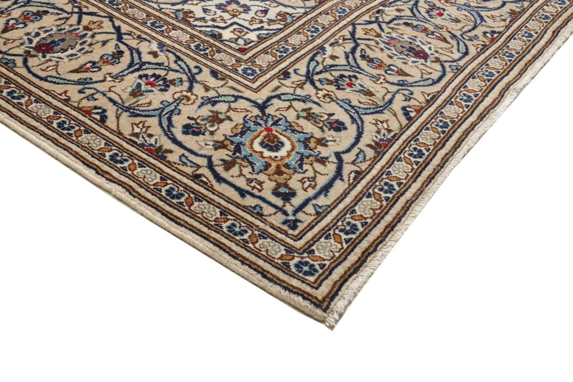 Handgeknüpfter Kashan Perserteppich, 198 × 319 cm, Wolle