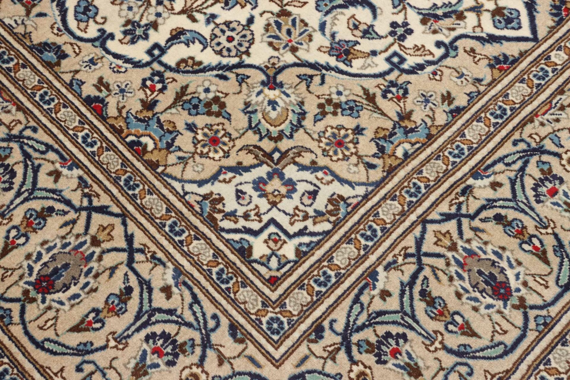Handgeknüpfter Kashan Perserteppich, 198 × 319 cm, Wolle