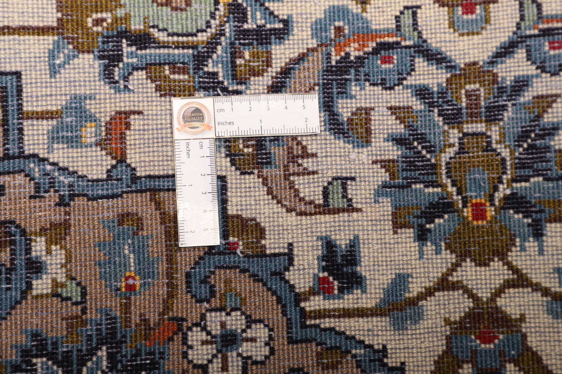 Handgeknüpfter Kashan Perserteppich 203 × 302 cm