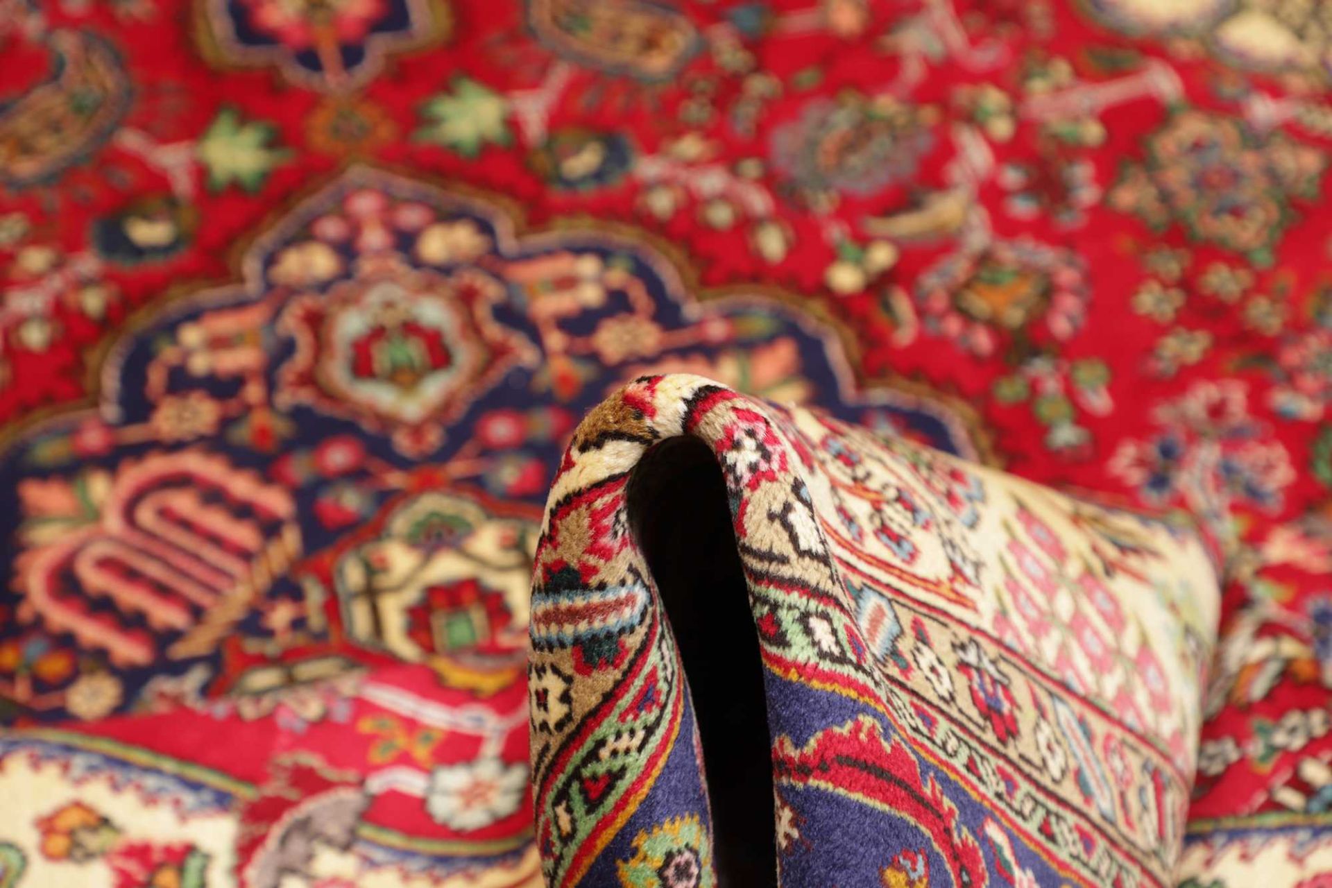 perserteppich-tabriz-198-x-291-cm-schurwolle-handgeknupft-klassisch-17 Handgeknüpfter Täbriz Perserteppich 198 × 291 cm