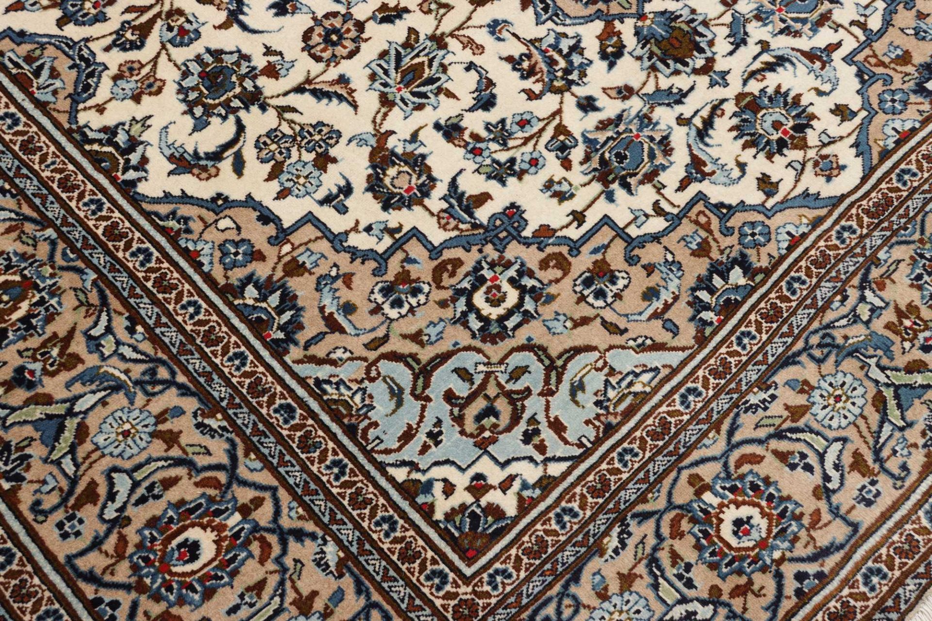 Kashan Perserteppich aus Iran, 201 × 296 cm