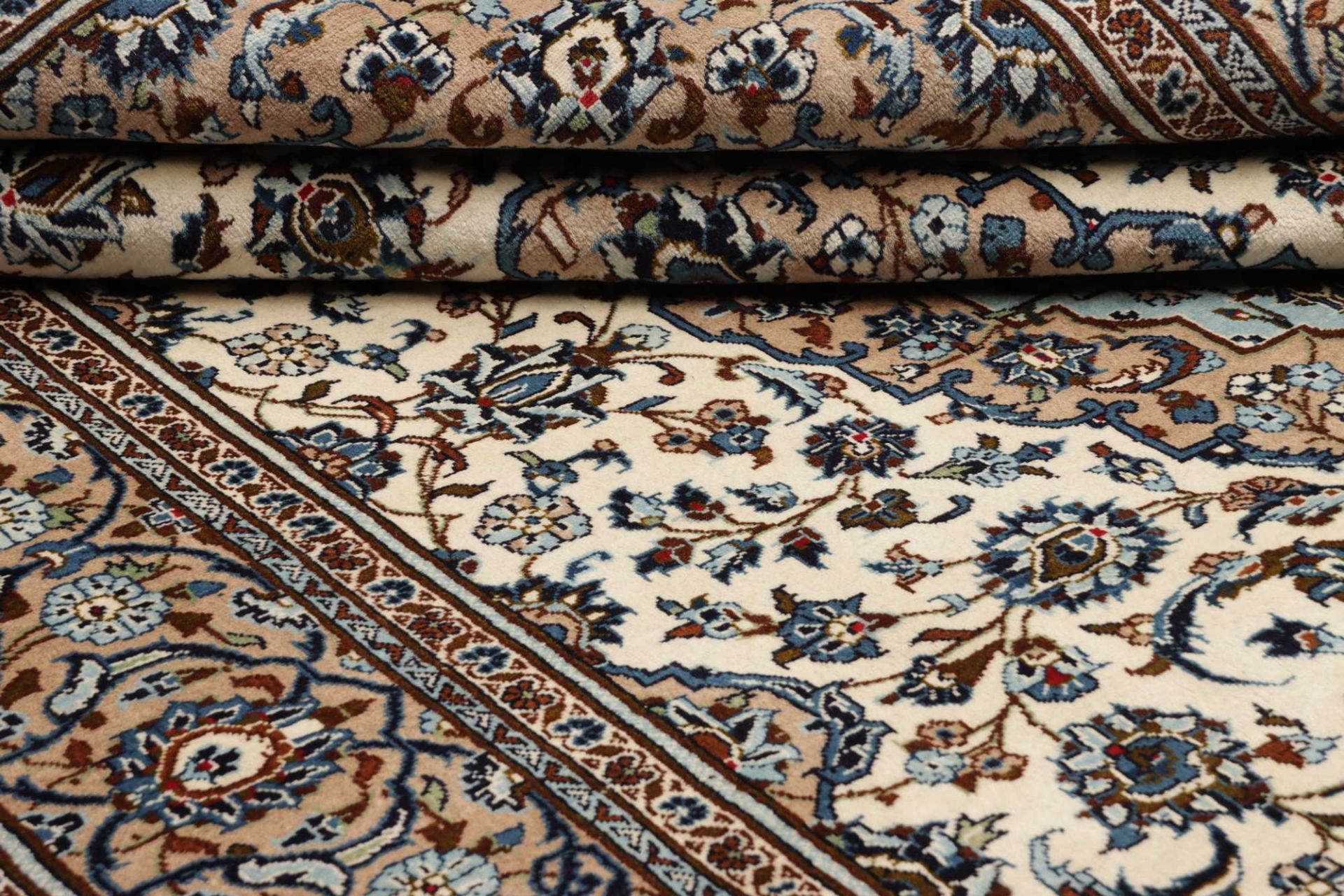 Kashan Perserteppich aus Iran, 201 × 296 cm