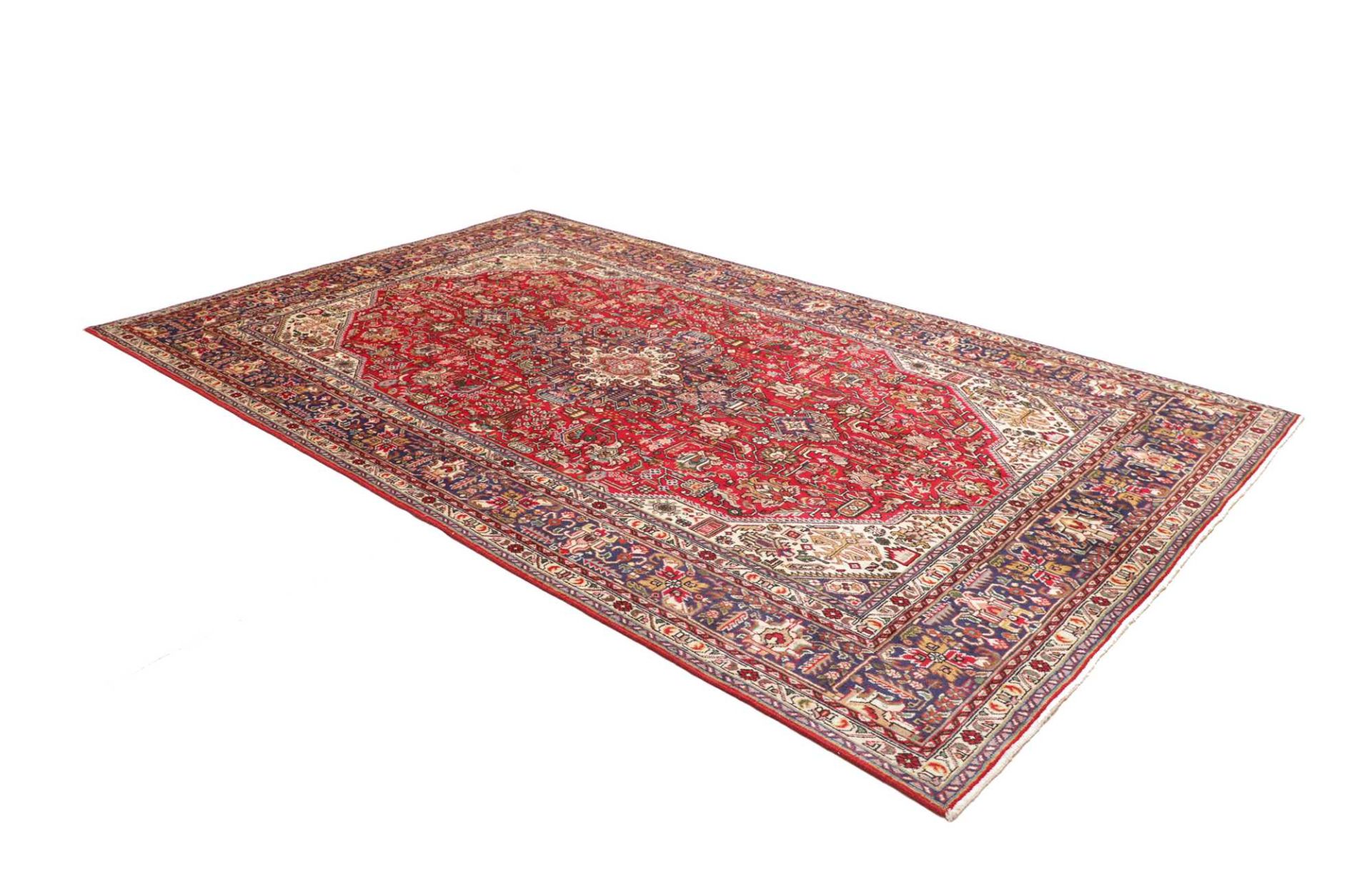 Handgeknüpfter Täbriz Perserteppich 199 × 306 cm