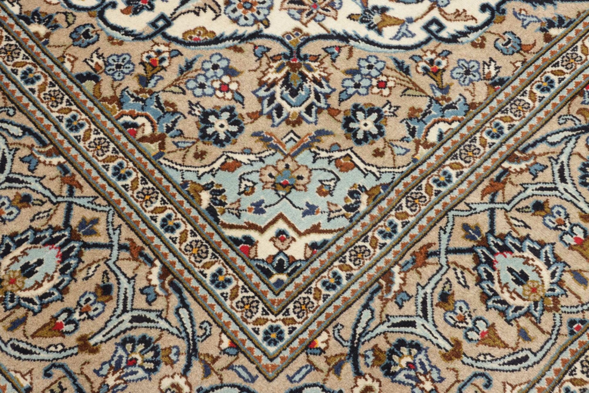 Handgeknüpfter Kashan Perserteppich, 199 × 304 cm, Wolle