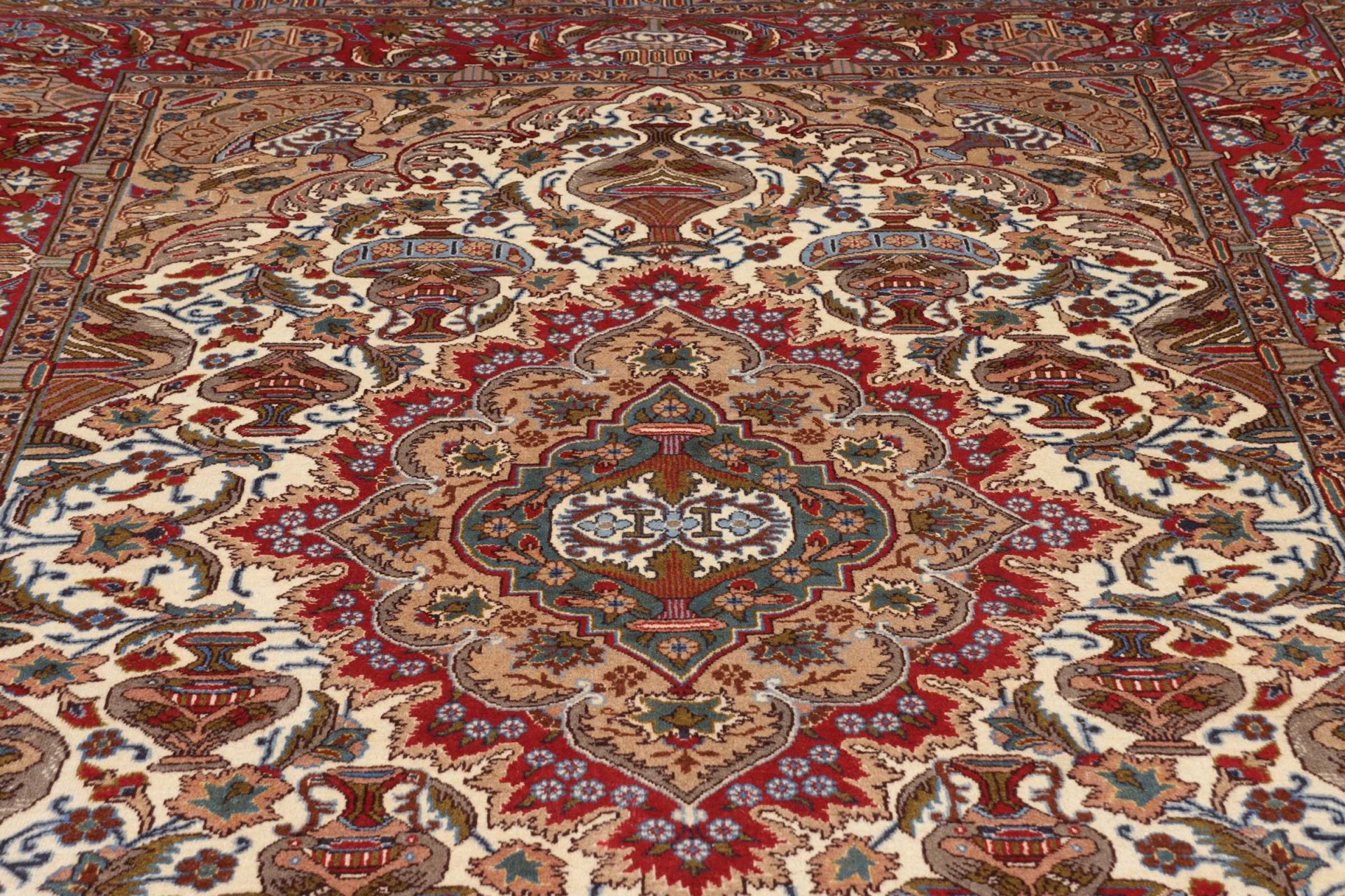 Kashmar Perserteppich 201 × 294 cm aus Wolle, handgeknüpft