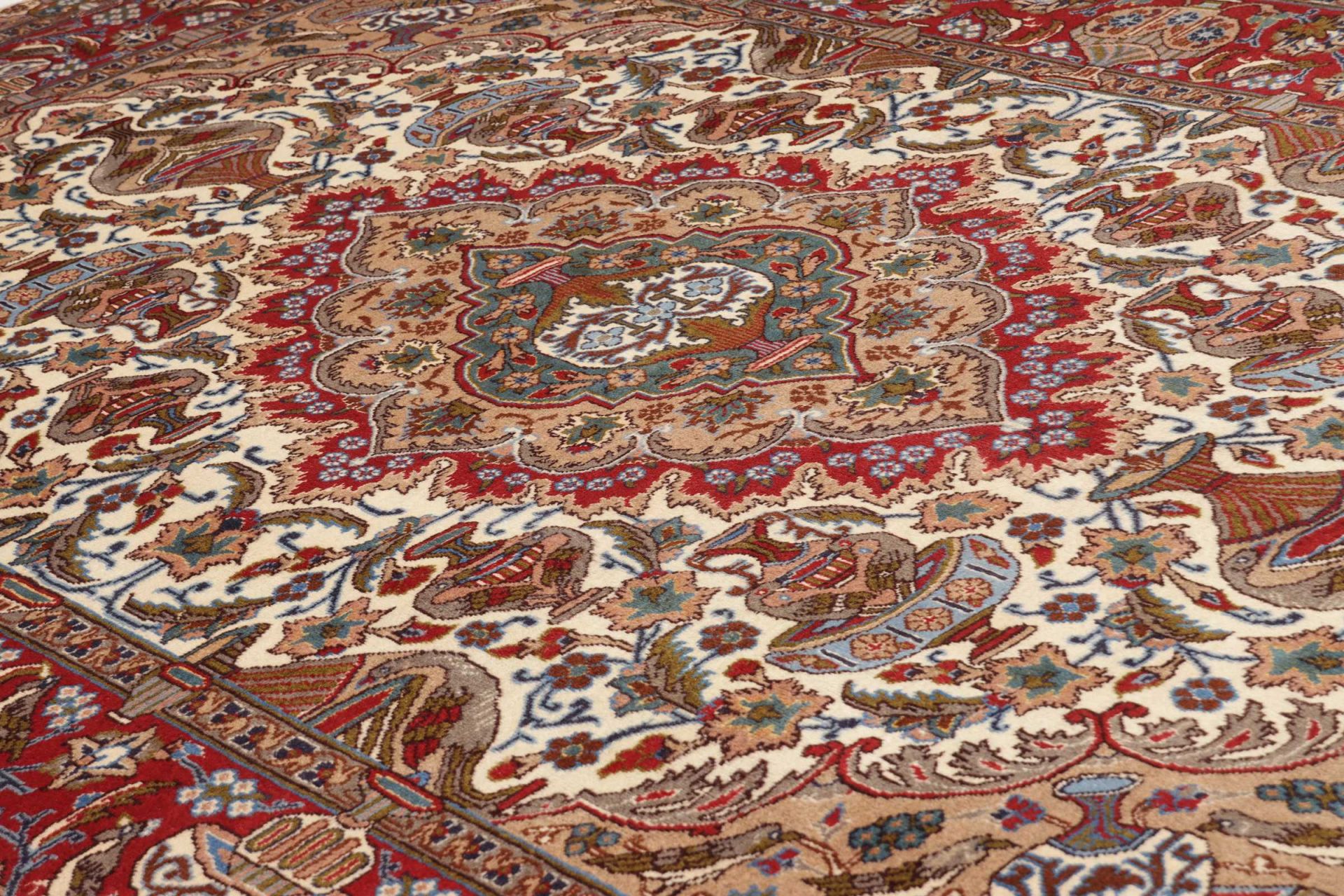 Kashmar Perserteppich 201 × 294 cm aus Wolle, handgeknüpft