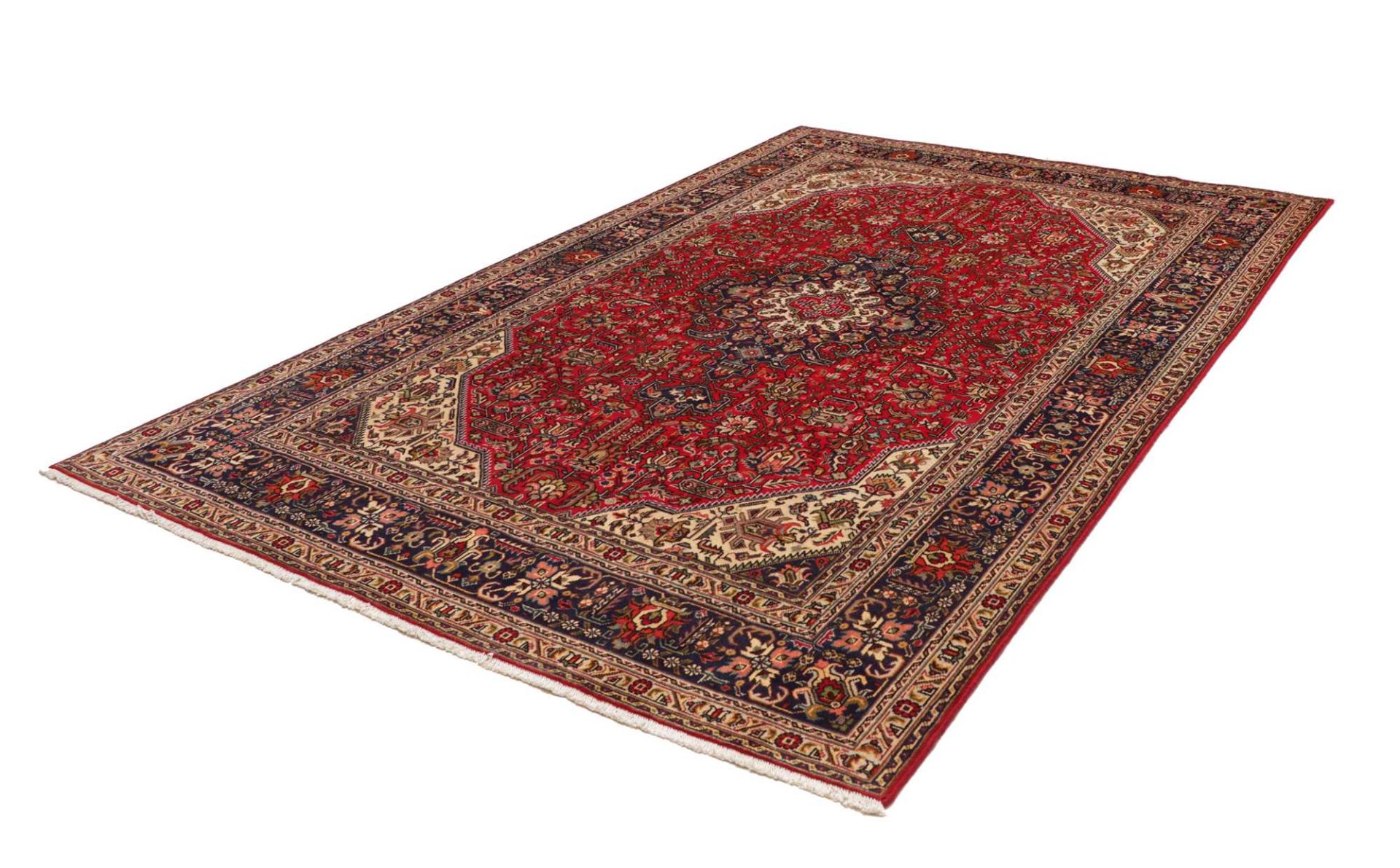 Handgeknüpfter Täbriz Perserteppich 201 × 304 cm
