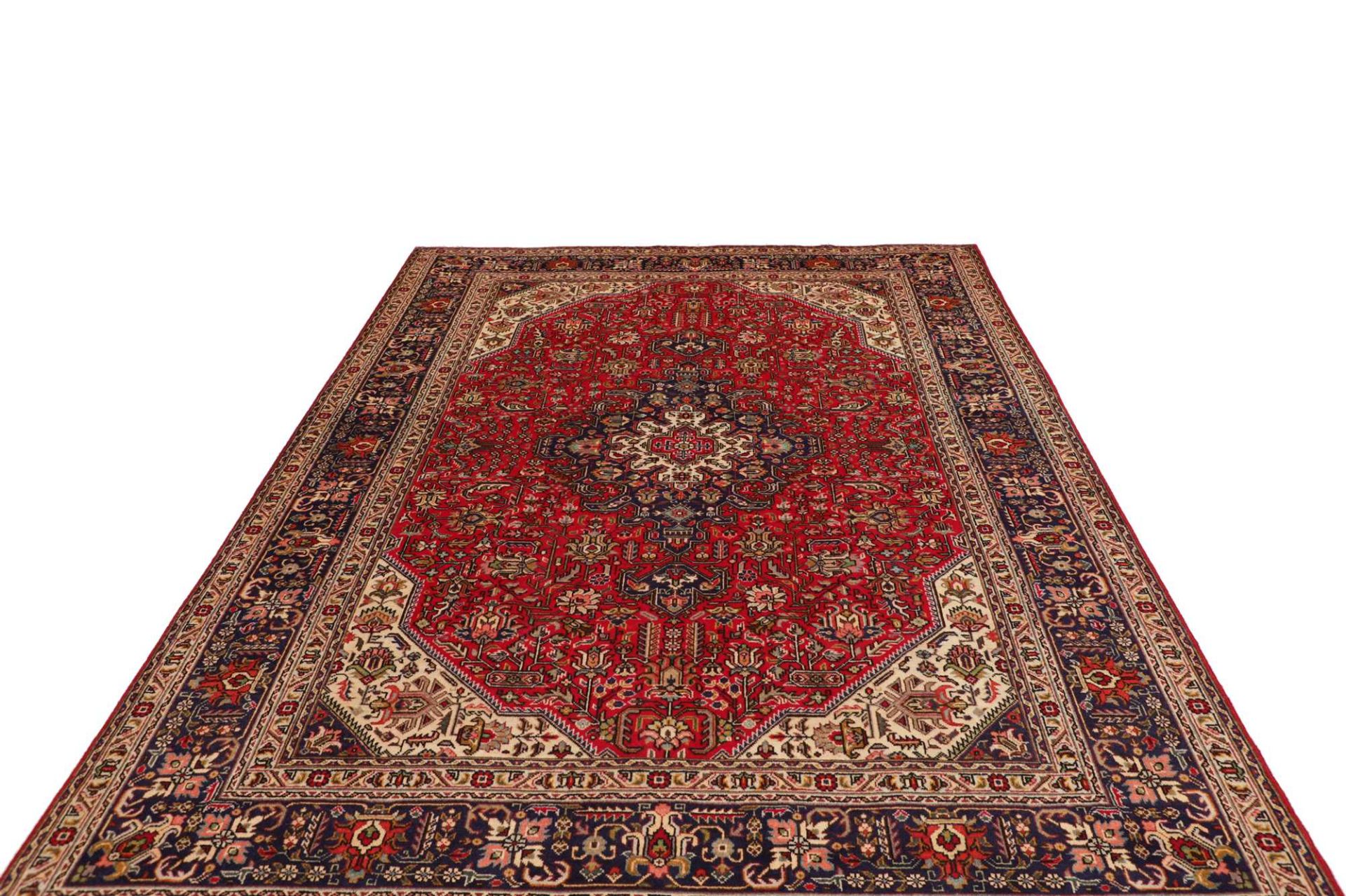 Handgeknüpfter Täbriz Perserteppich 201 × 304 cm