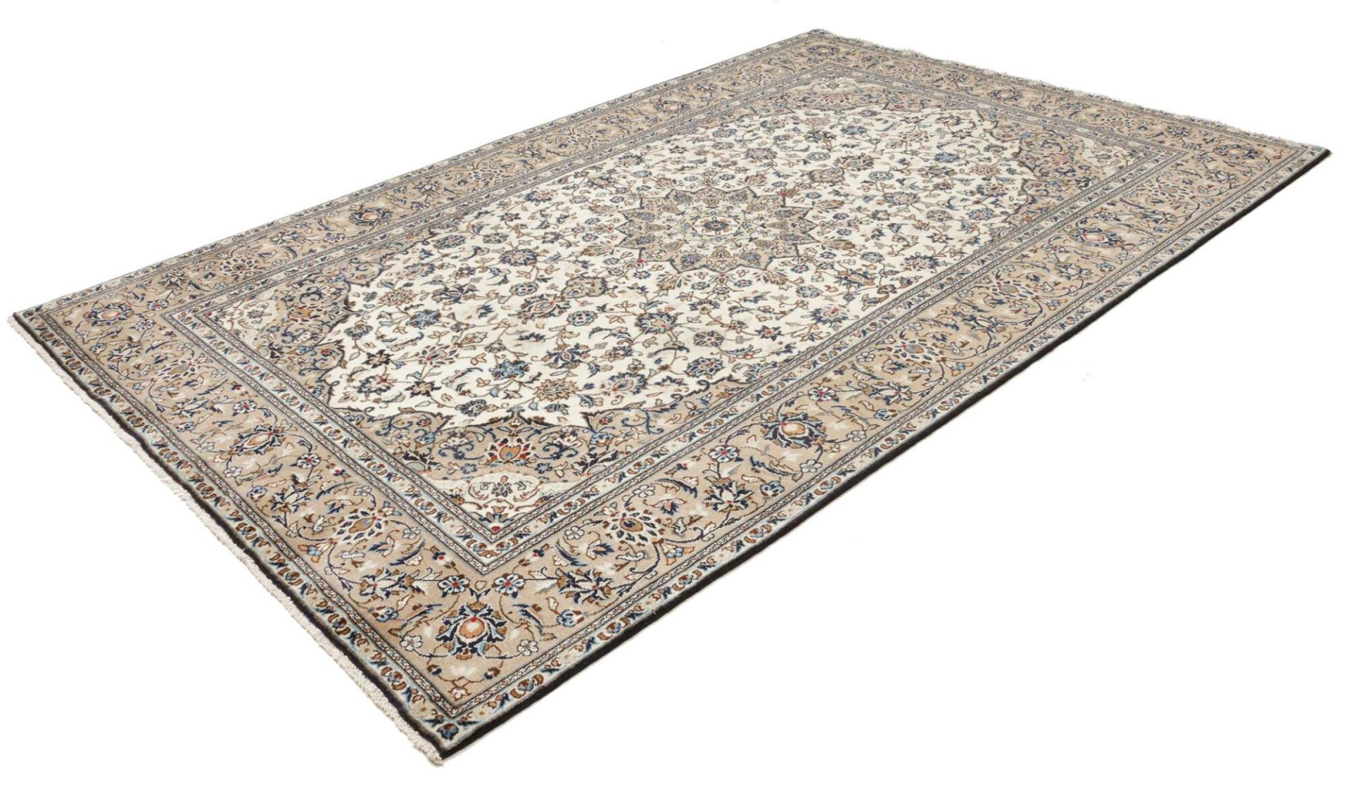 Handgeknüpfter Kashan Perserteppich 198 × 299 cm