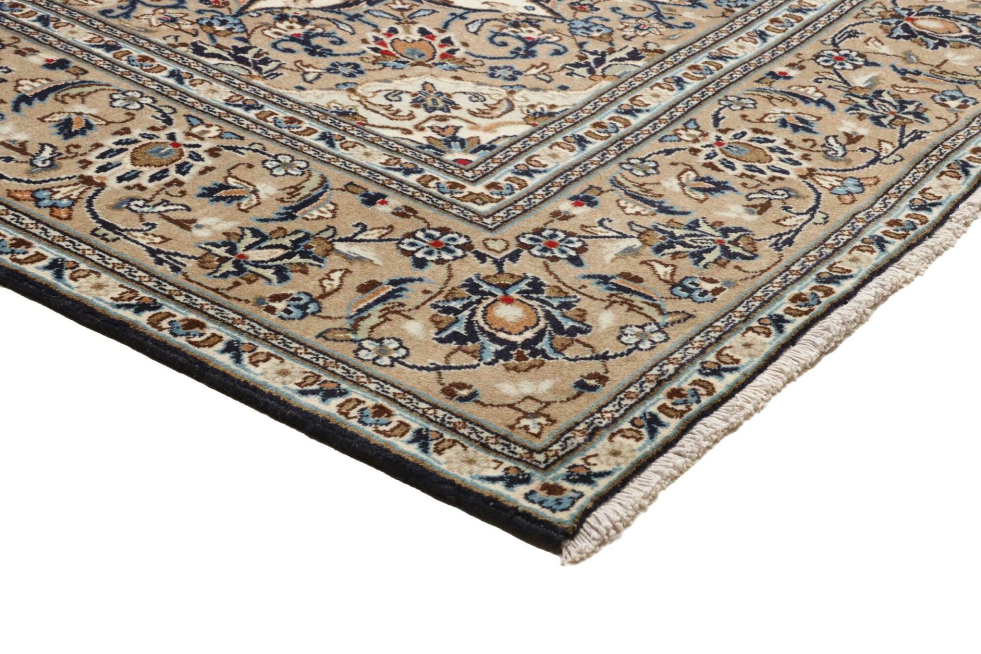Handgeknüpfter Kashan Perserteppich 198 × 299 cm