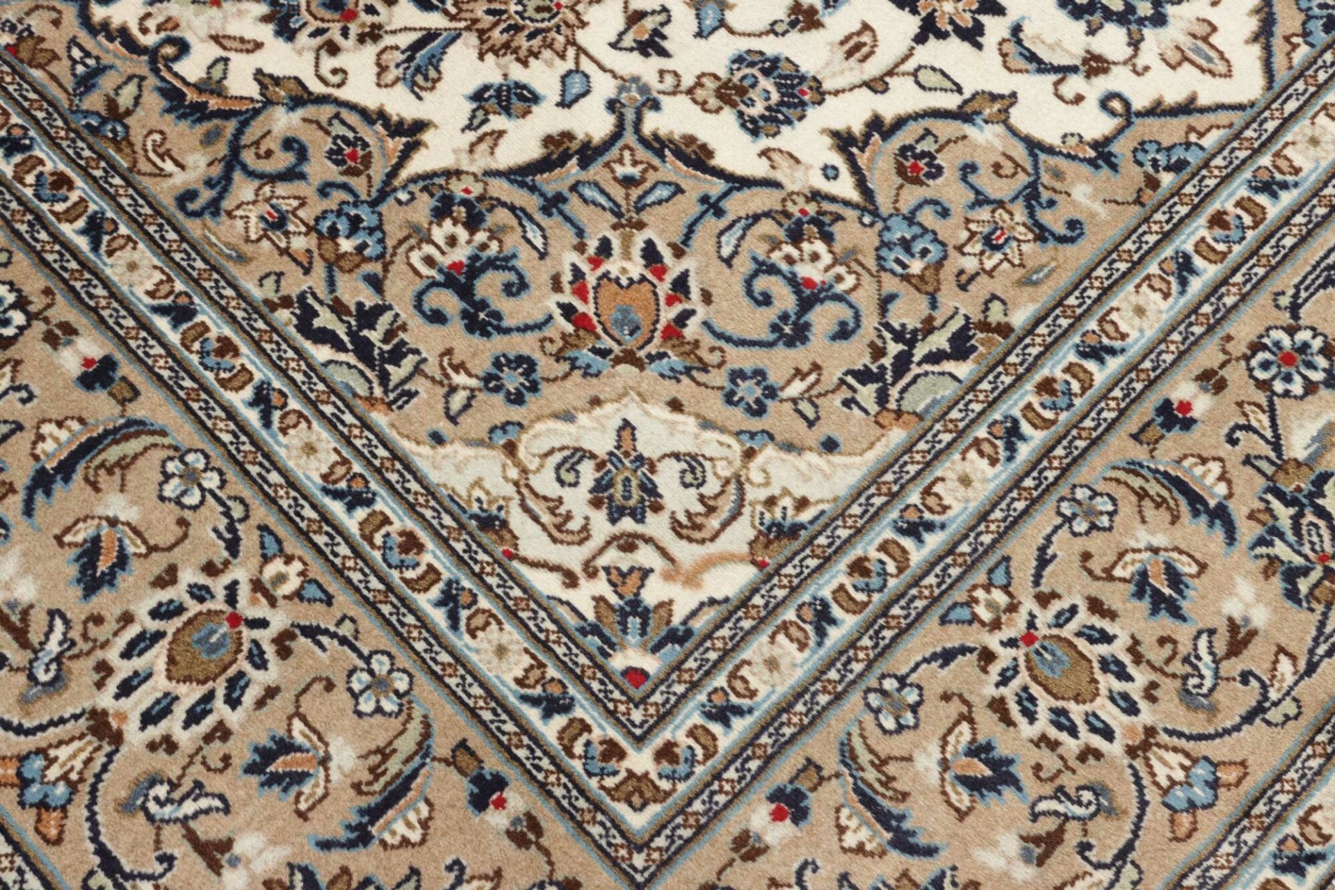 Handgeknüpfter Kashan Perserteppich 198 × 299 cm