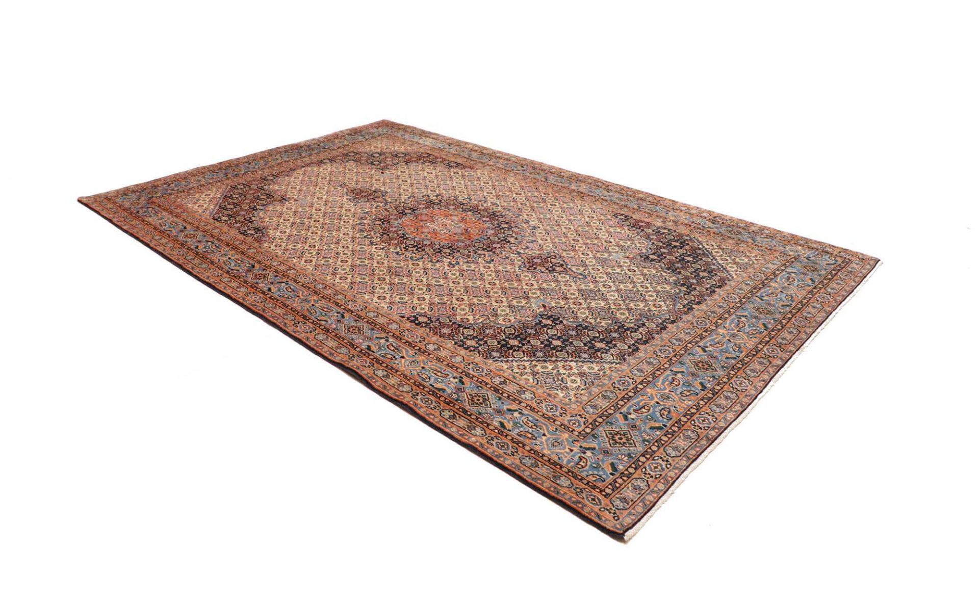 Moud Perserteppich aus Iran, 208 × 307 cm