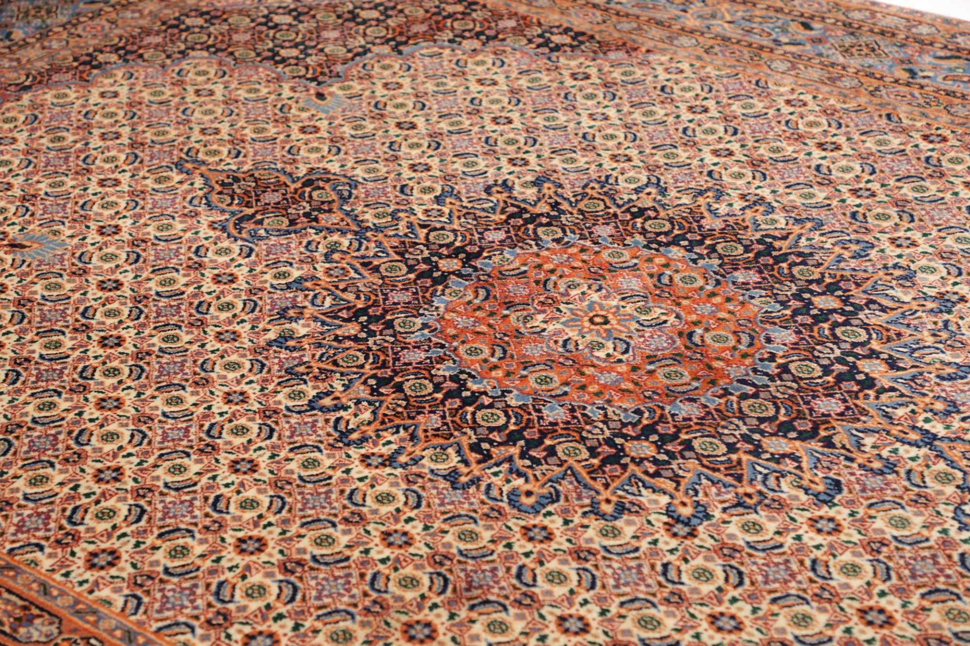 Moud Perserteppich aus Iran, 208 × 307 cm