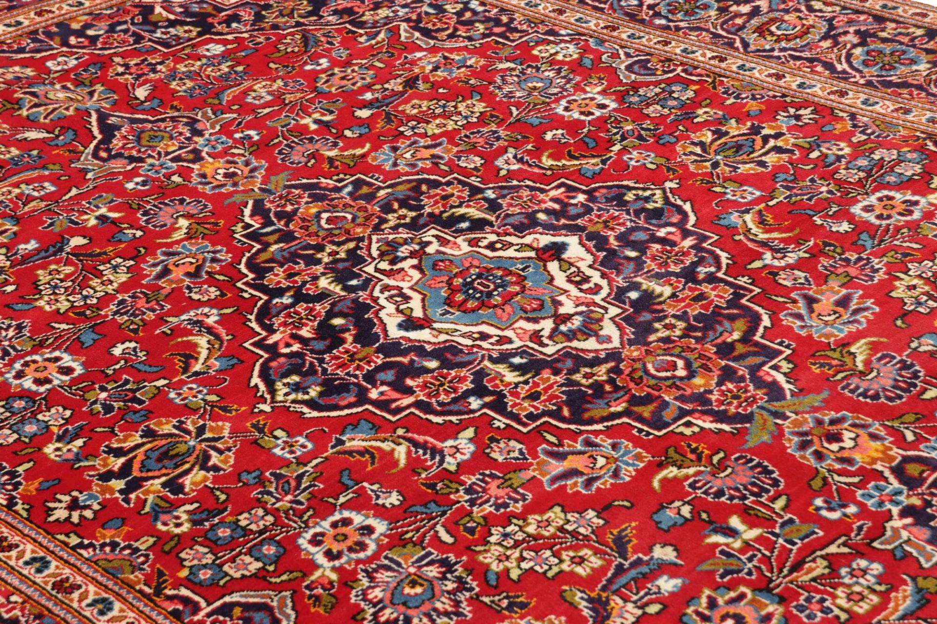 Handgeknüpfter Kashan Perserteppich 198 × 303 cm