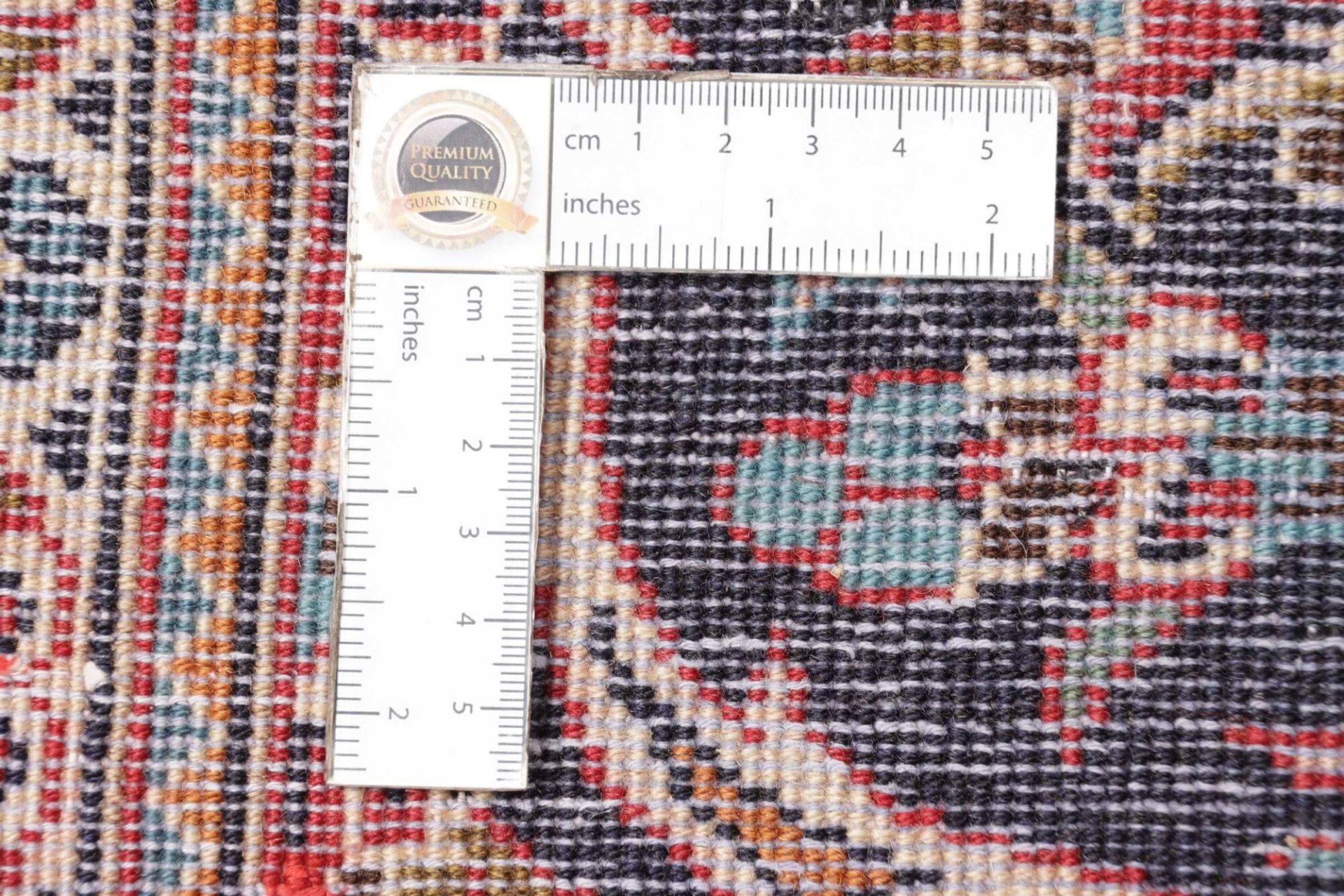 Handgeknüpfter Kashan Perserteppich, 196 × 296 cm, Wolle