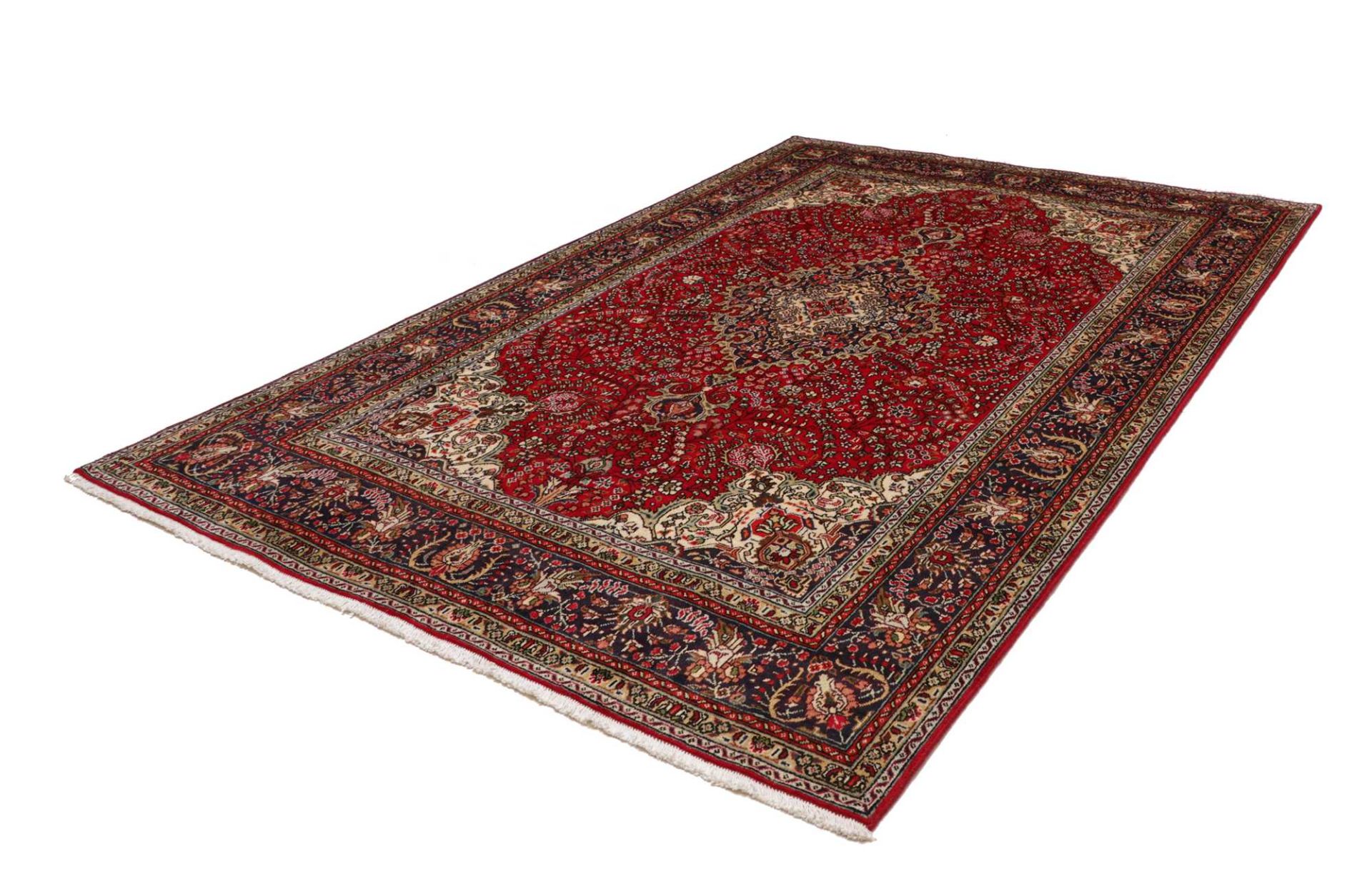 Täbriz Perserteppich 203 × 299 cm aus Wolle, handgeknüpft