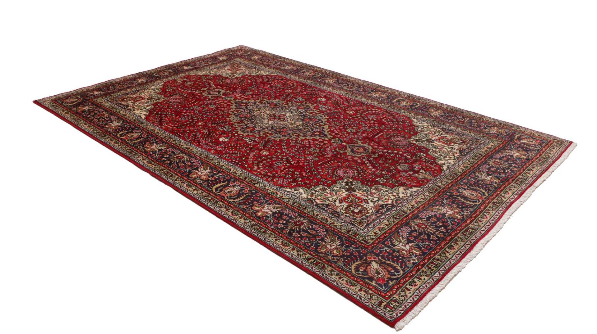 Täbriz Perserteppich 203 × 299 cm aus Wolle, handgeknüpft