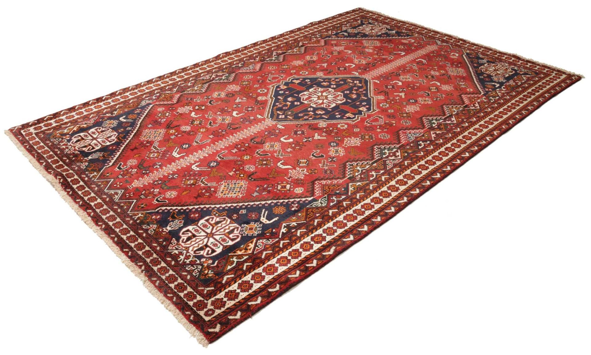 Qashqai Perserteppich 209 × 314 cm aus Wolle, handgeknüpft