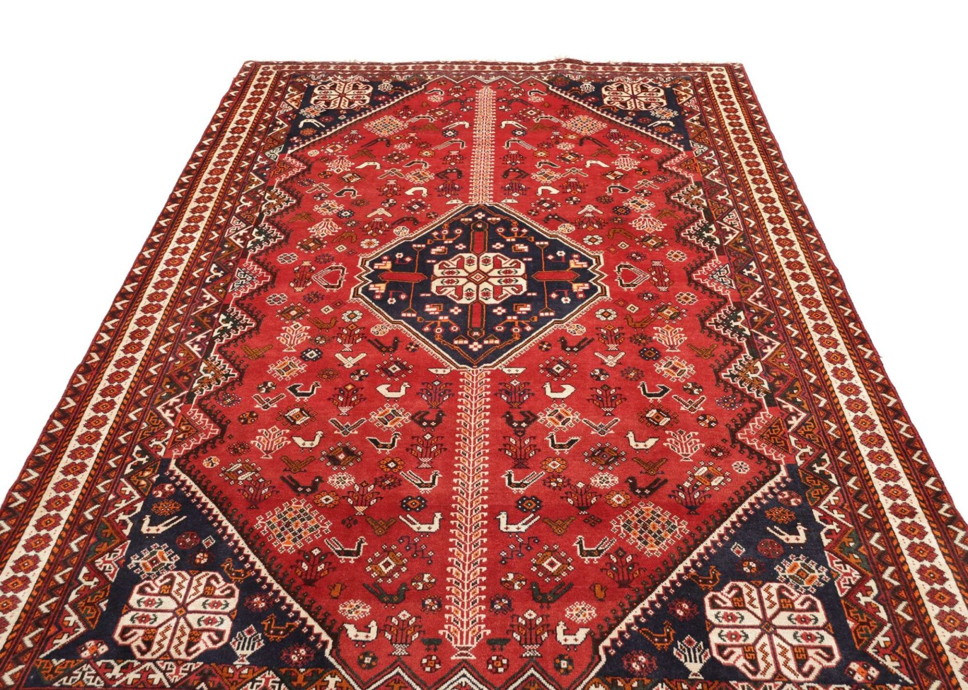 Qashqai Perserteppich 209 × 314 cm aus Wolle, handgeknüpft