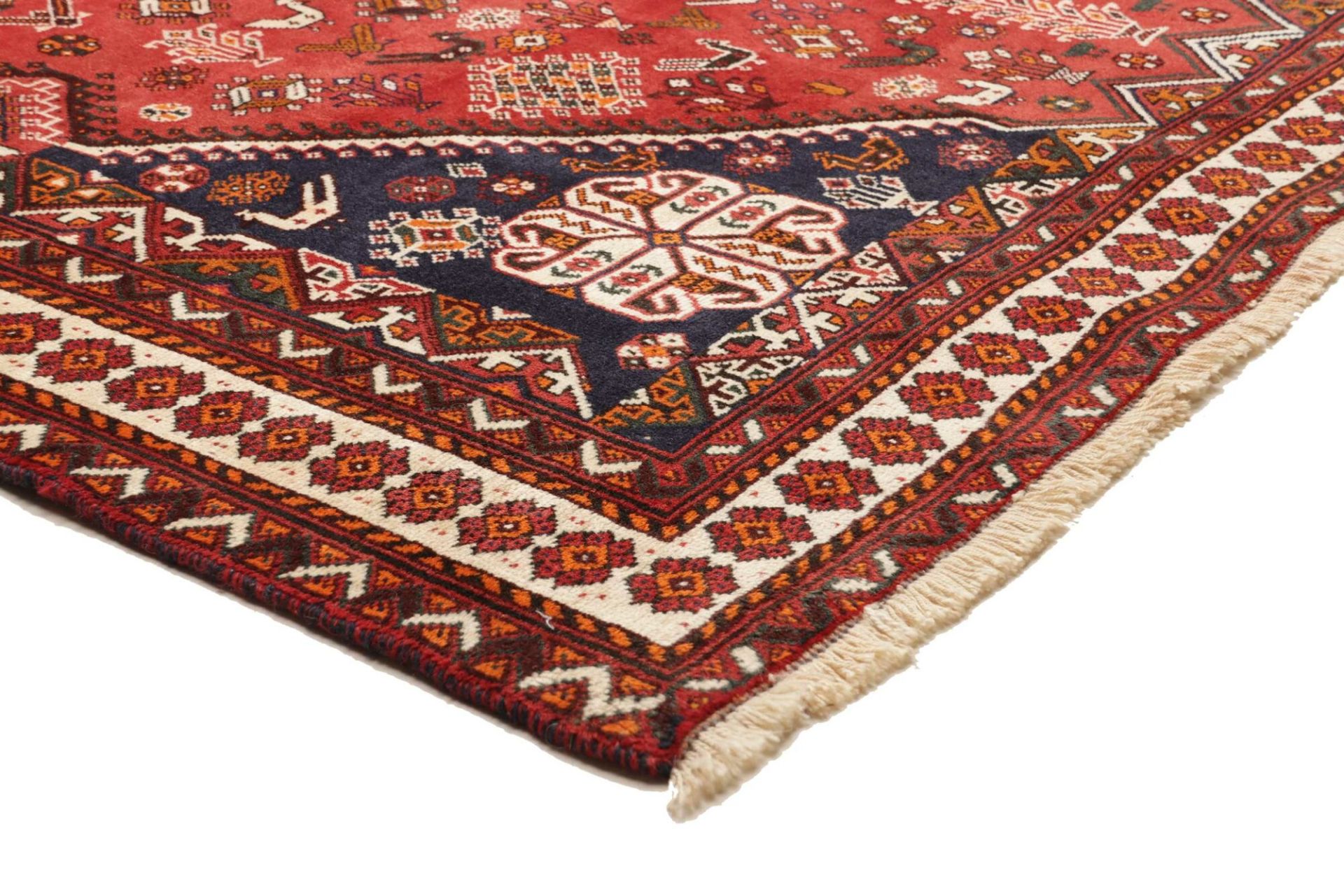 Qashqai Perserteppich 209 × 314 cm aus Wolle, handgeknüpft