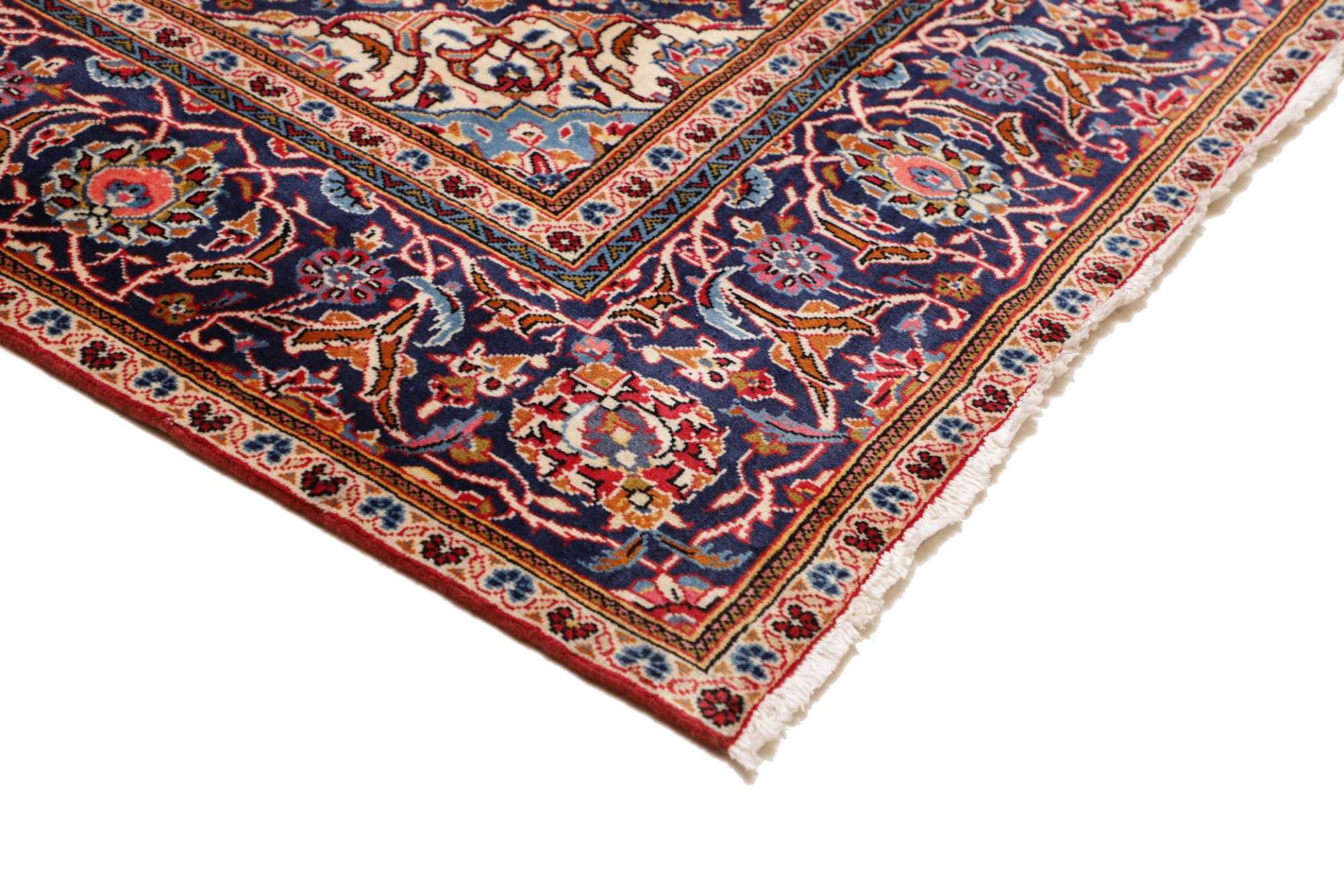 Handgeknüpfter Kashan Perserteppich, 193 × 302 cm, Wolle