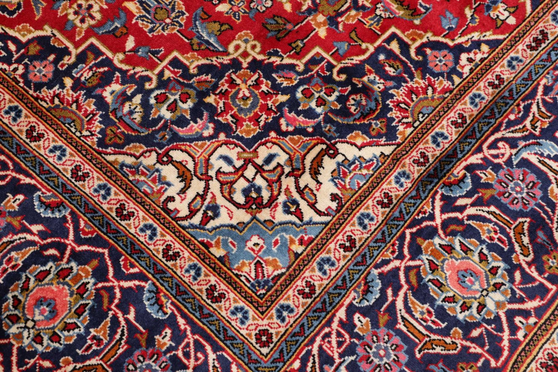 Handgeknüpfter Kashan Perserteppich, 193 × 302 cm, Wolle