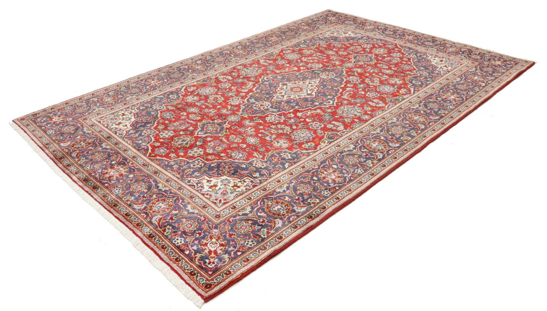 Kashan Perserteppich aus Iran, 197 × 297 cm