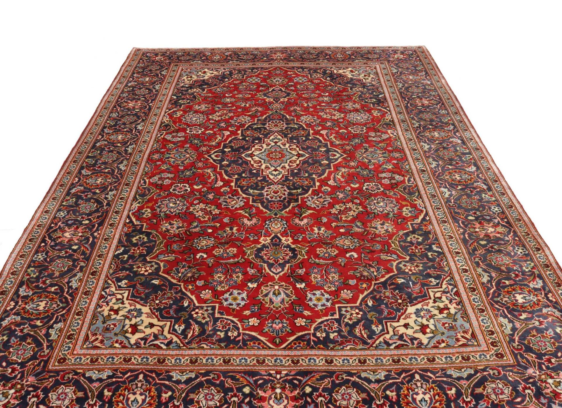 Kashan Perserteppich aus Iran, 197 × 297 cm