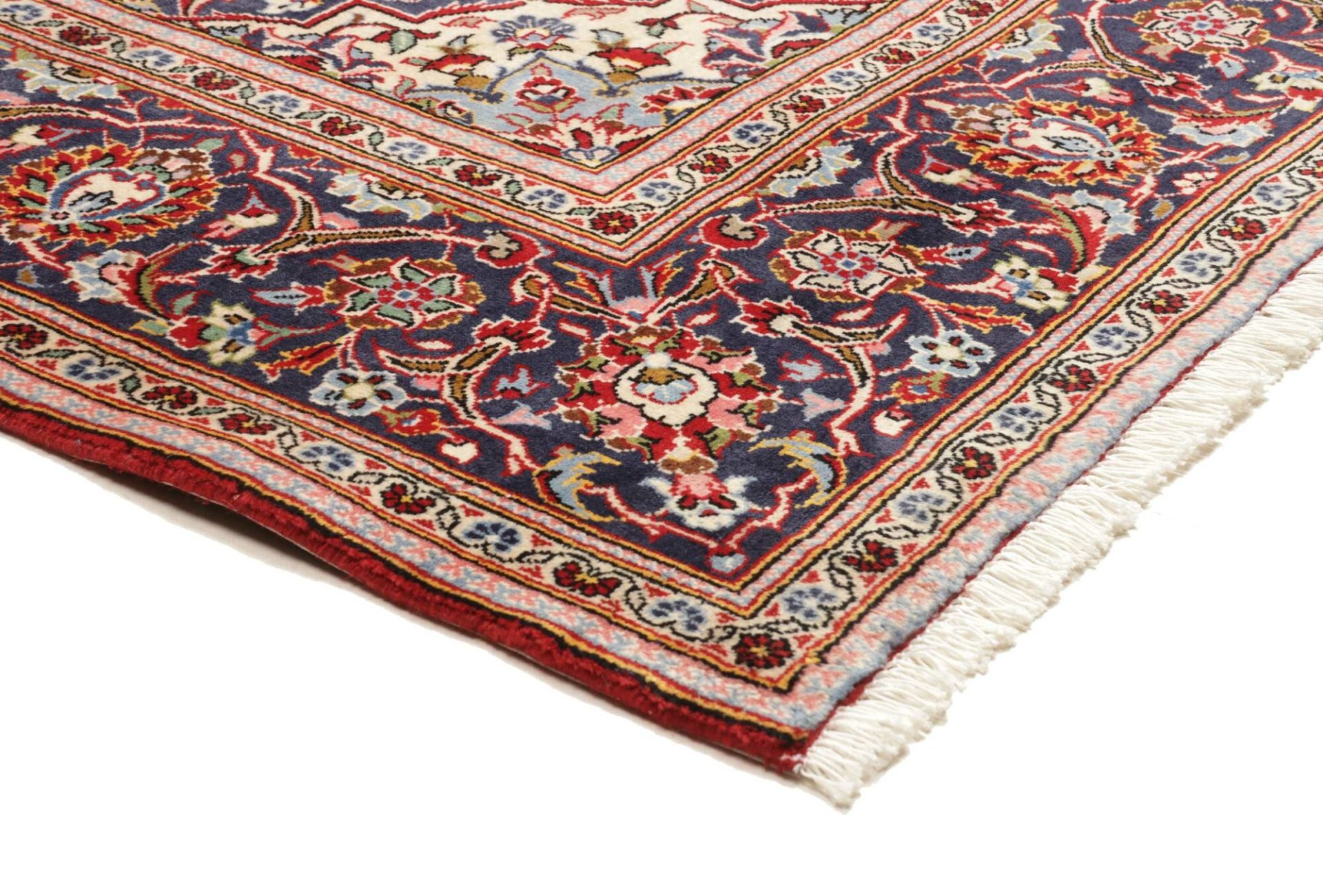 Kashan Perserteppich aus Iran, 197 × 297 cm