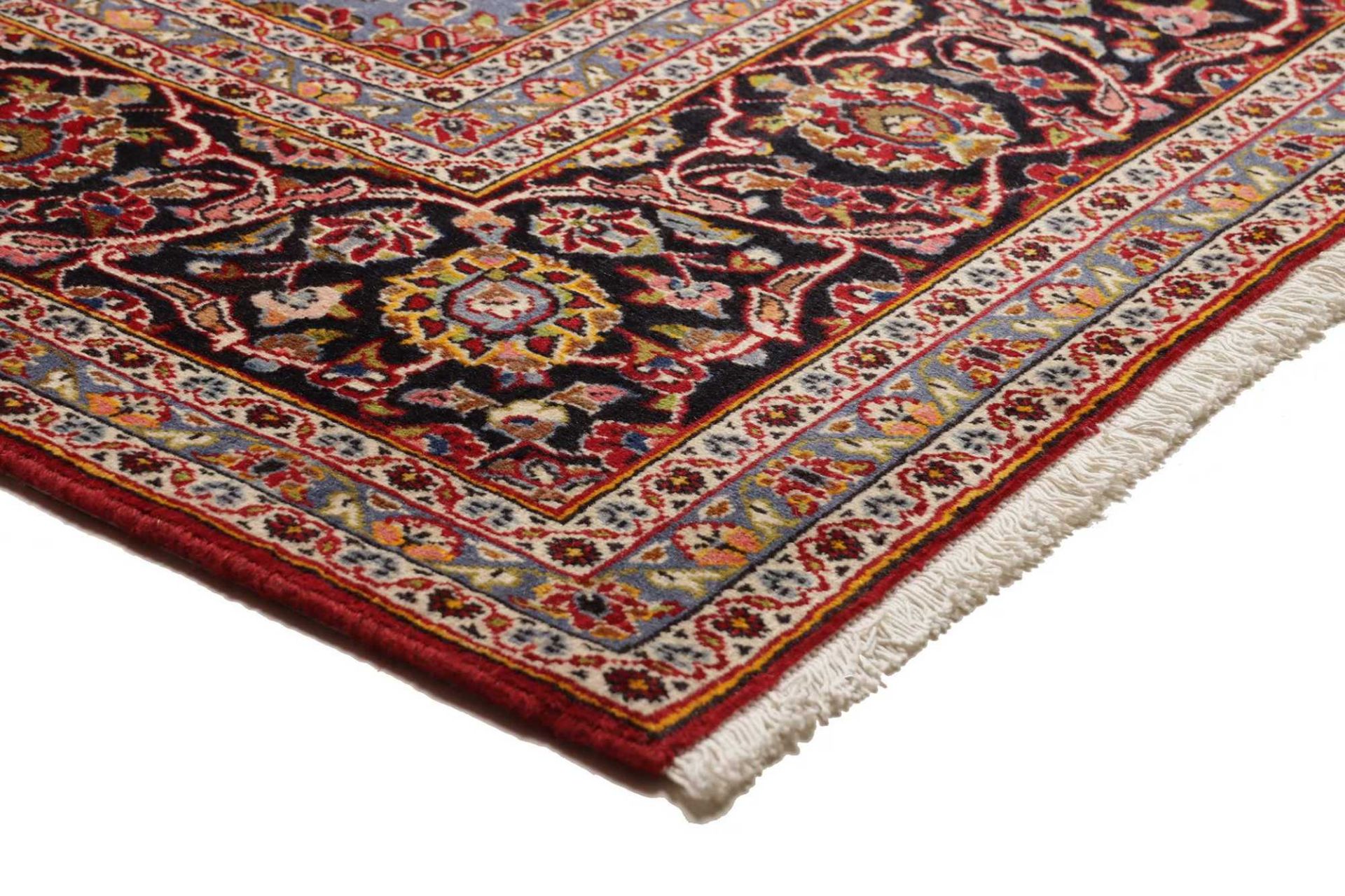 Kashan Perserteppich 201 × 304 cm aus Wolle, handgeknüpft