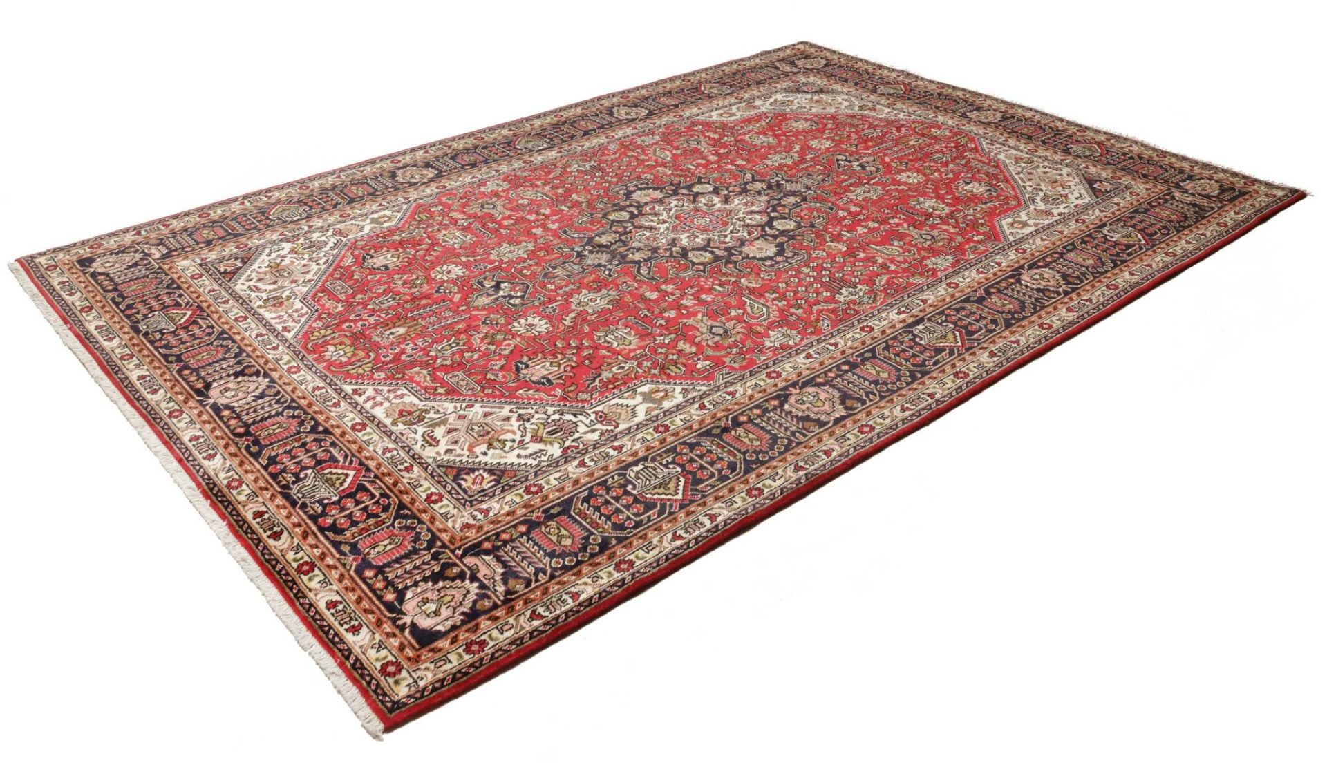 Täbriz Perserteppich 201 × 299 cm aus Wolle, handgeknüpft