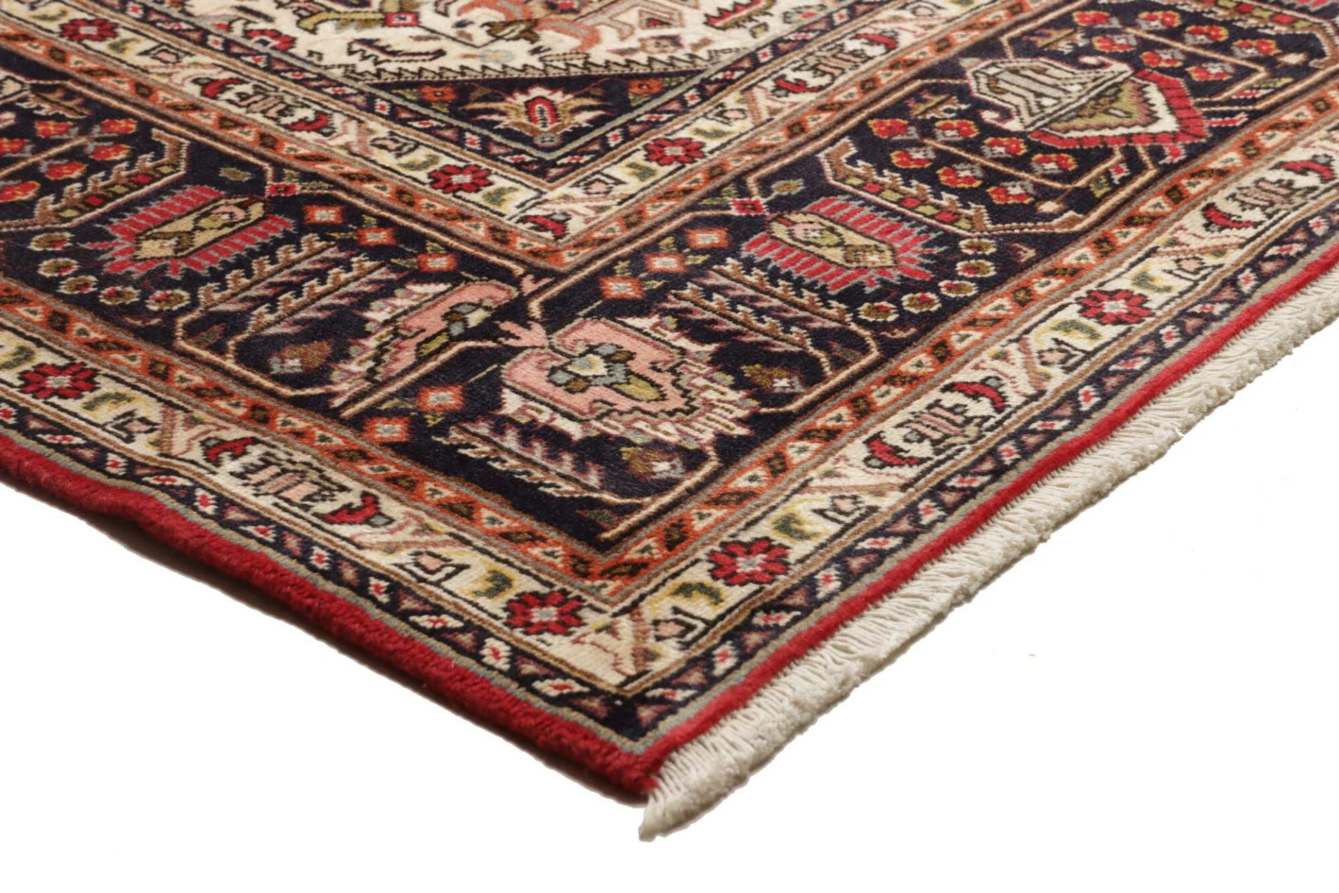 Täbriz Perserteppich 201 × 299 cm aus Wolle, handgeknüpft