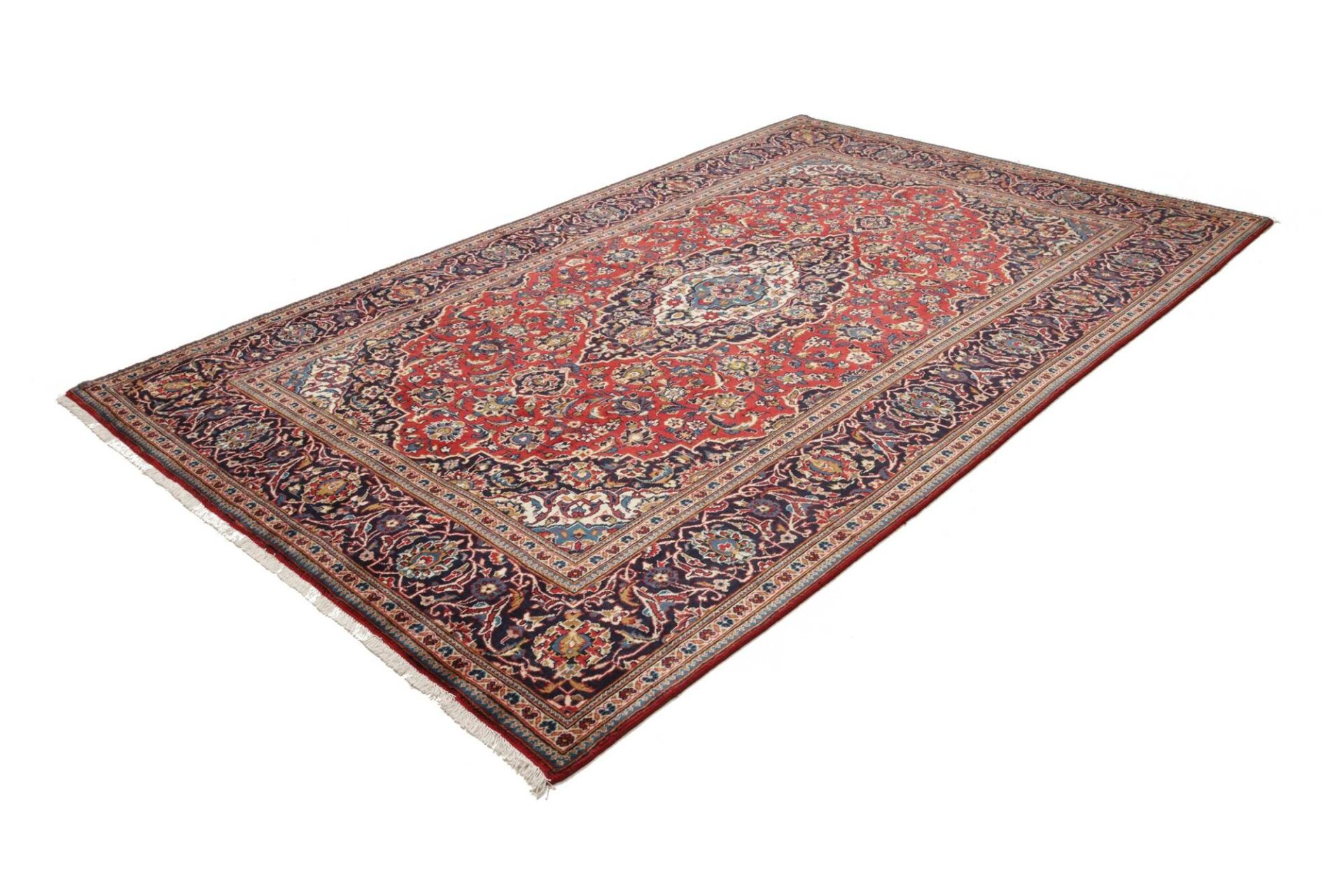 Handgeknüpfter Kashan Perserteppich, 199 × 309 cm, Wolle