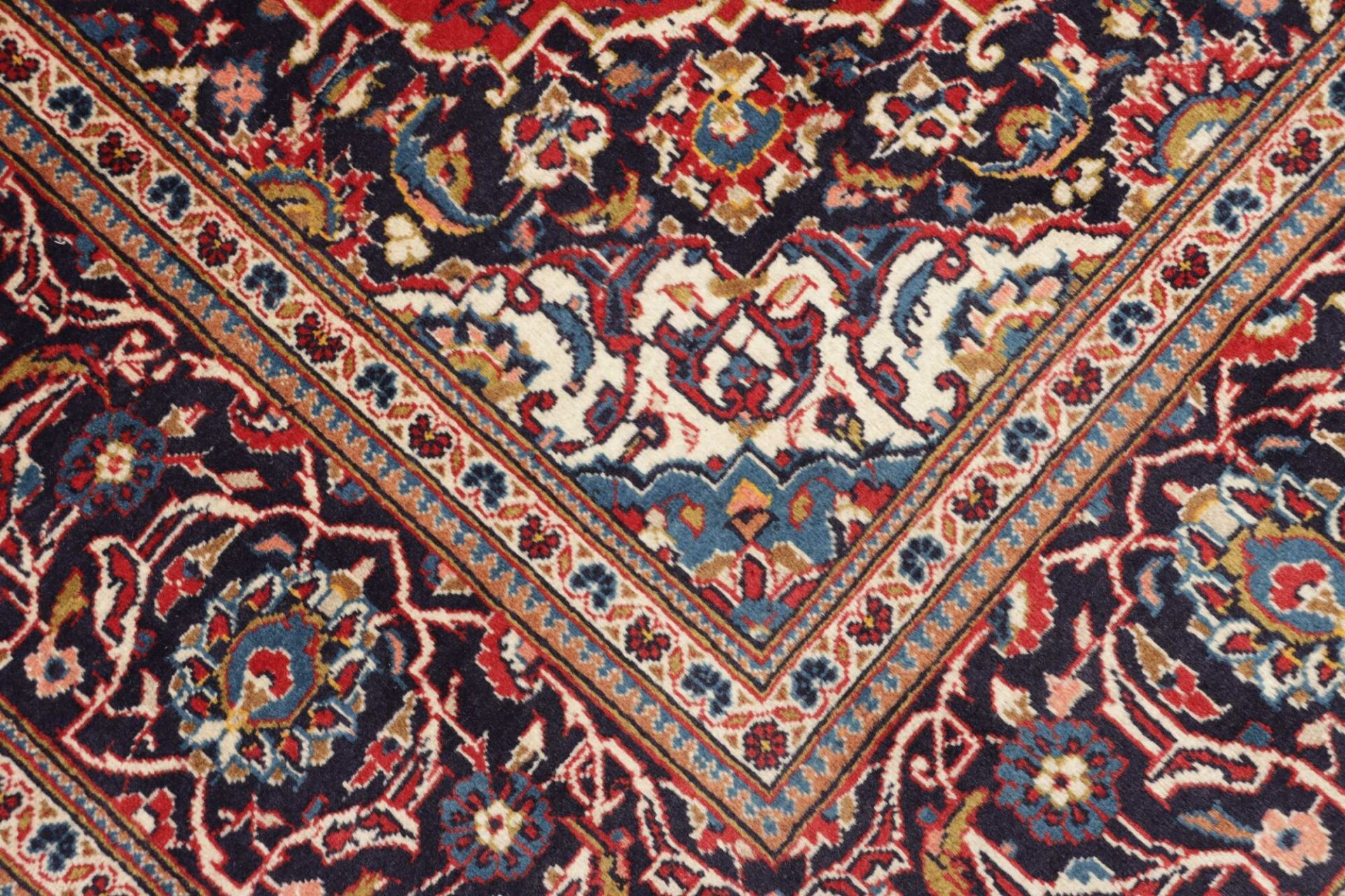 Handgeknüpfter Kashan Perserteppich, 199 × 309 cm, Wolle