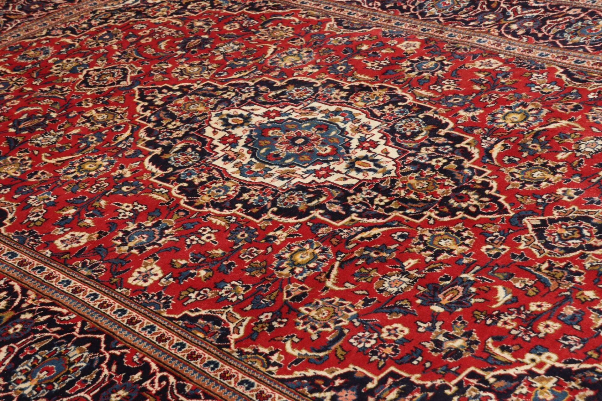 Handgeknüpfter Kashan Perserteppich, 199 × 309 cm, Wolle