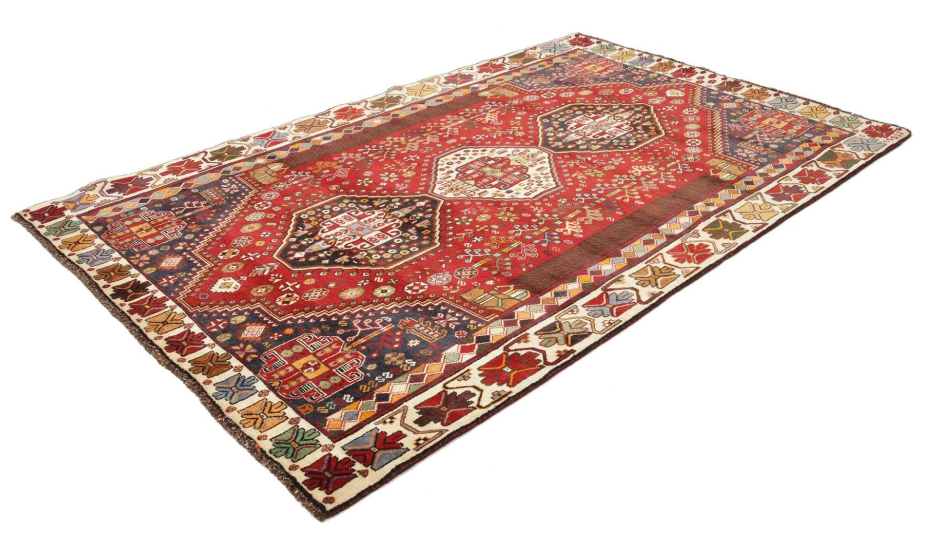 Handgeknüpfter Shiraz Perserteppich 189 × 289 cm