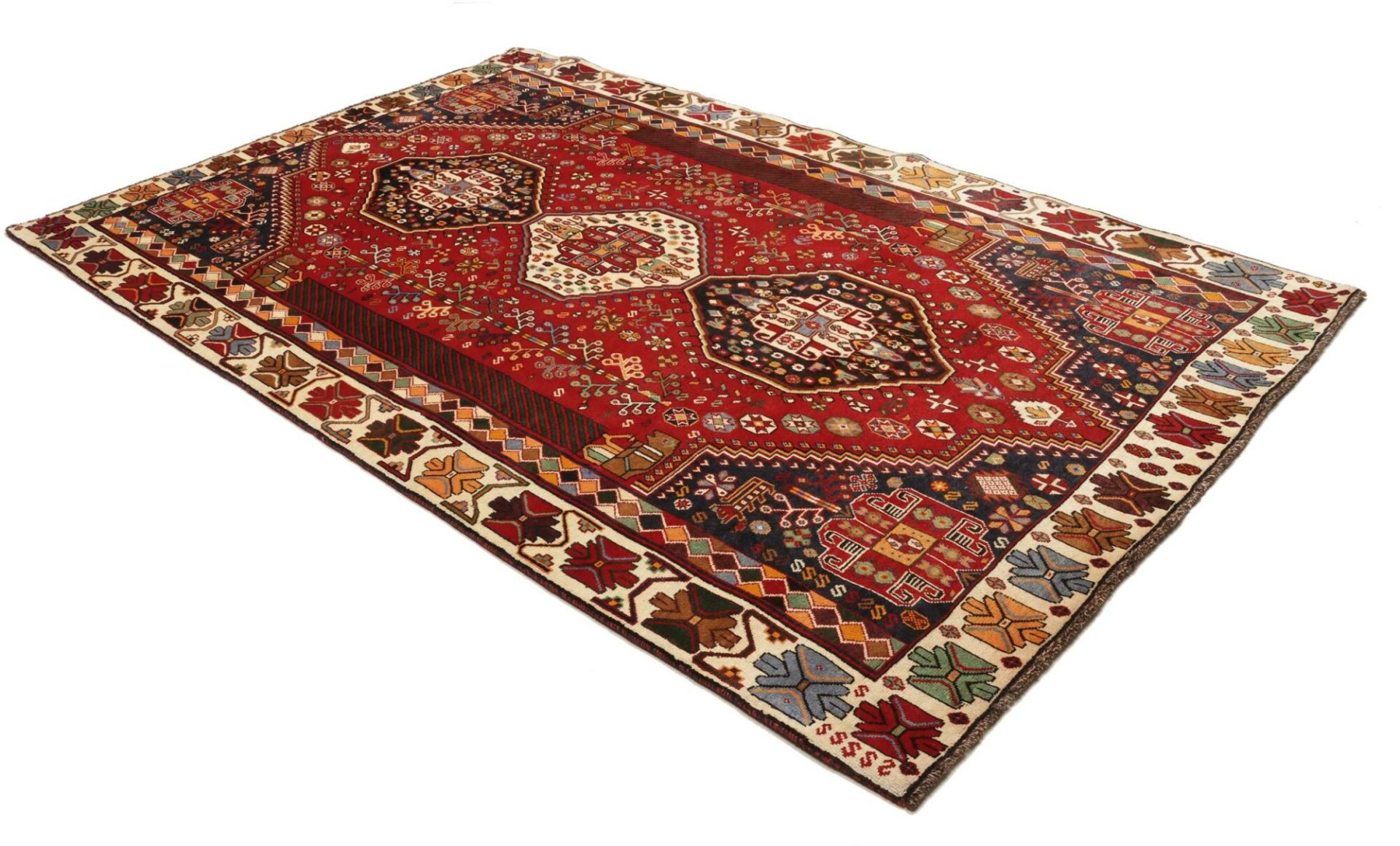 Handgeknüpfter Shiraz Perserteppich 189 × 289 cm