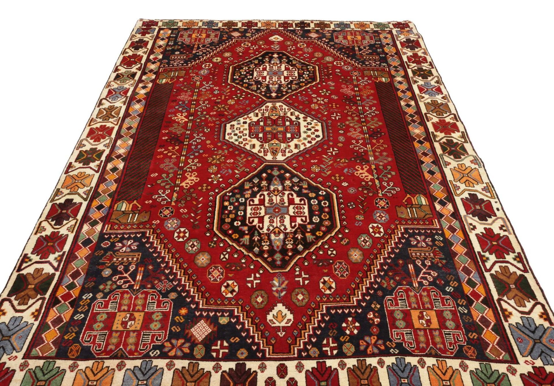 Handgeknüpfter Shiraz Perserteppich 189 × 289 cm