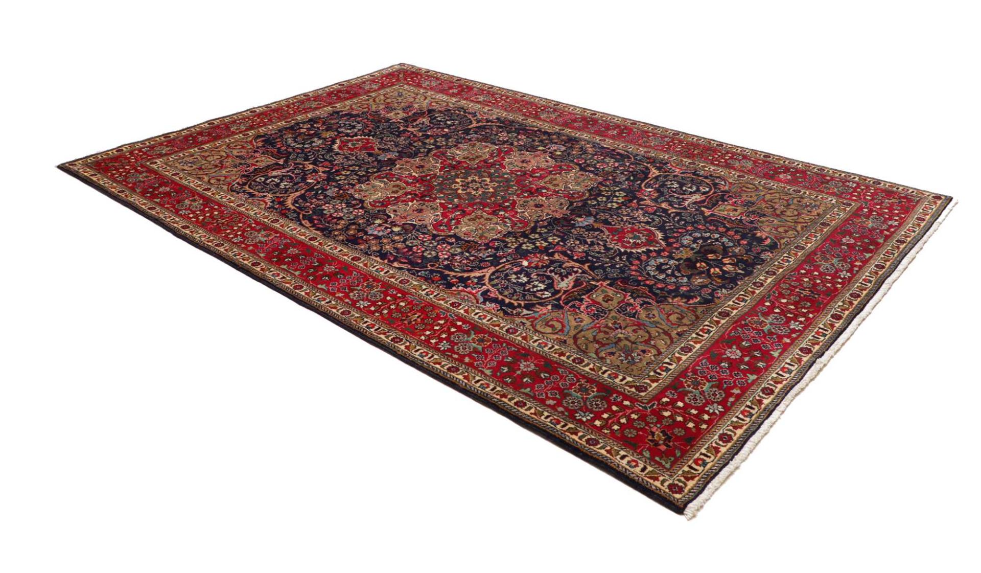 Täbriz Perserteppich 206 × 299 cm aus Wolle, handgeknüpft
