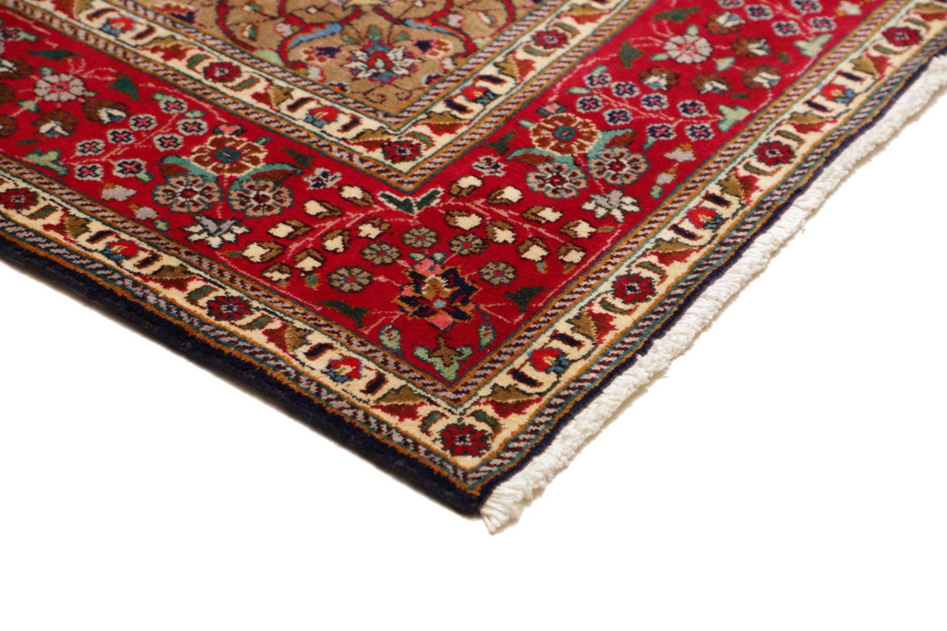 Täbriz Perserteppich 206 × 299 cm aus Wolle, handgeknüpft
