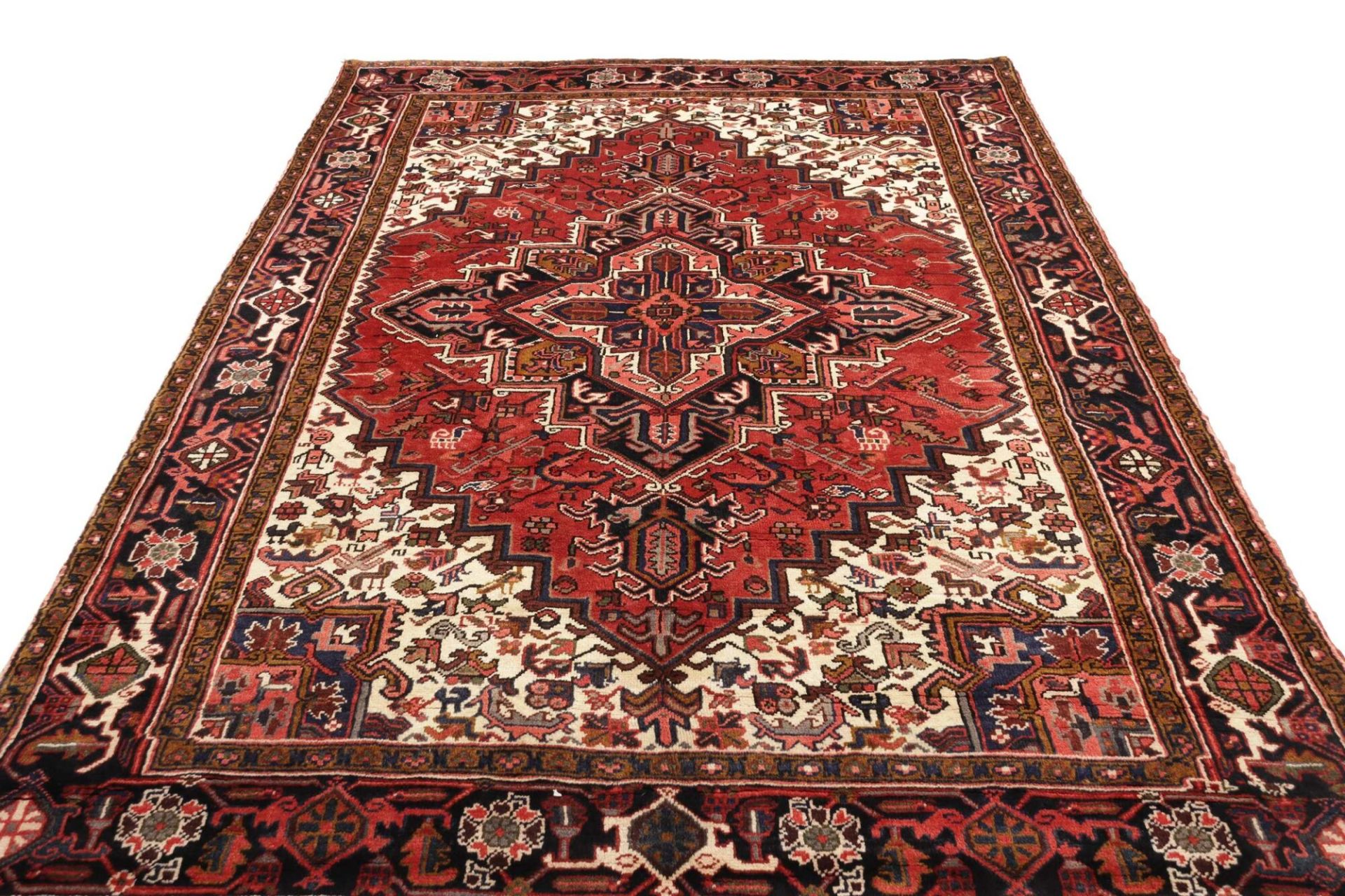 Heriz Perserteppich 207 × 299 cm aus Wolle, handgeknüpft