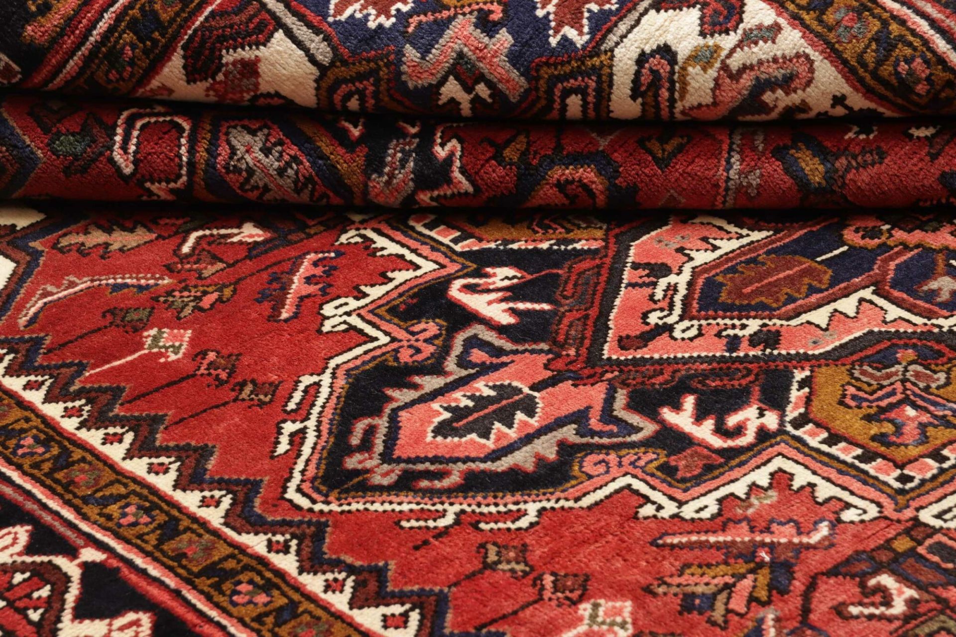 Heriz Perserteppich 207 × 299 cm aus Wolle, handgeknüpft