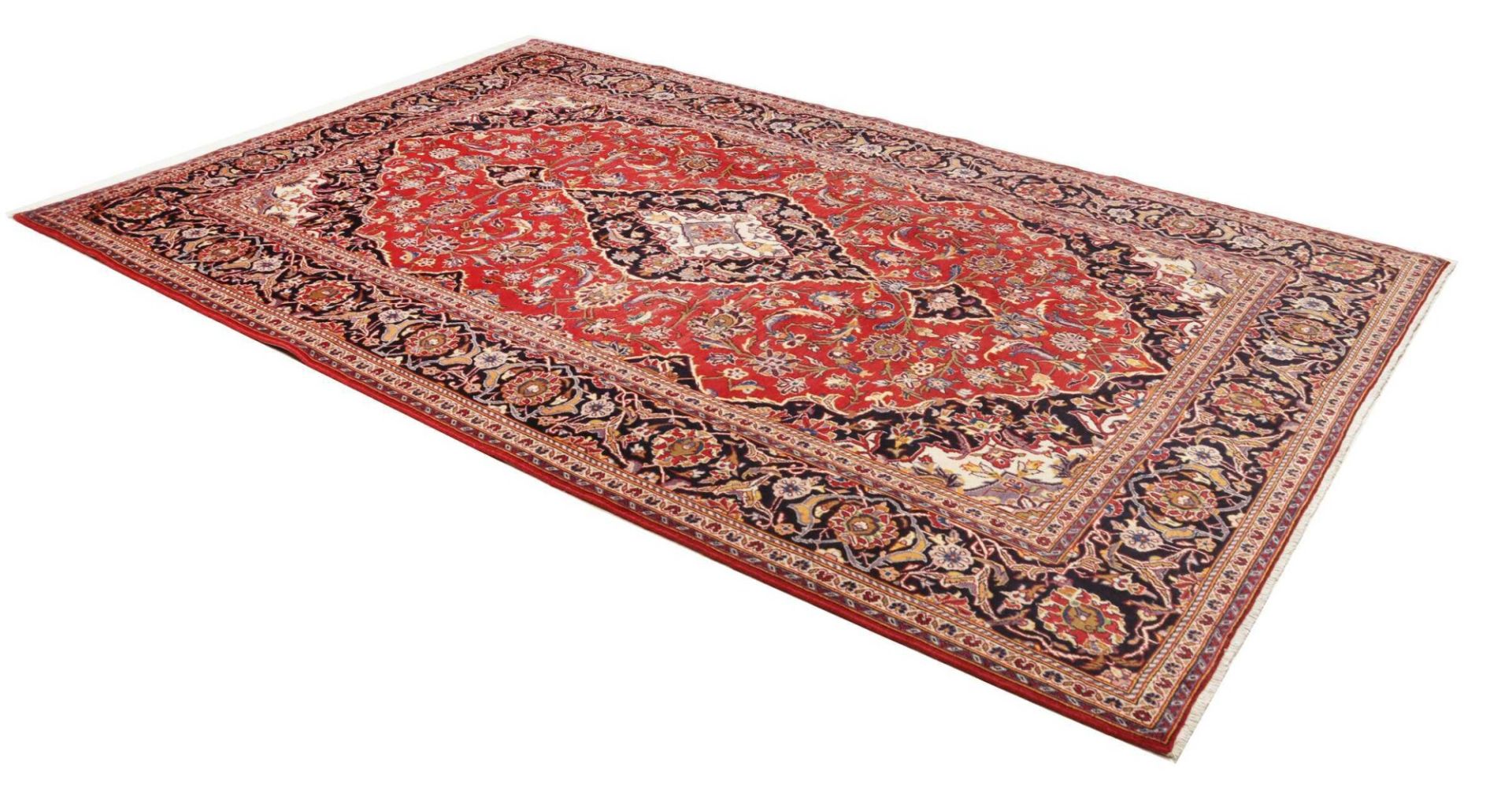 perserteppich-kashan-205-x-315-cm-schurwolle-handgeknupft-hochwertig-2 Handgeknüpfter Kashan Perserteppich, 205 × 315 cm, Wolle