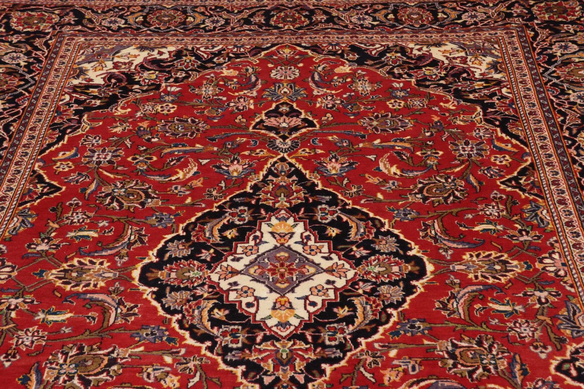 perserteppich-kashan-205-x-315-cm-schurwolle-handgeknupft-hochwertig-7 Handgeknüpfter Kashan Perserteppich, 205 × 315 cm, Wolle