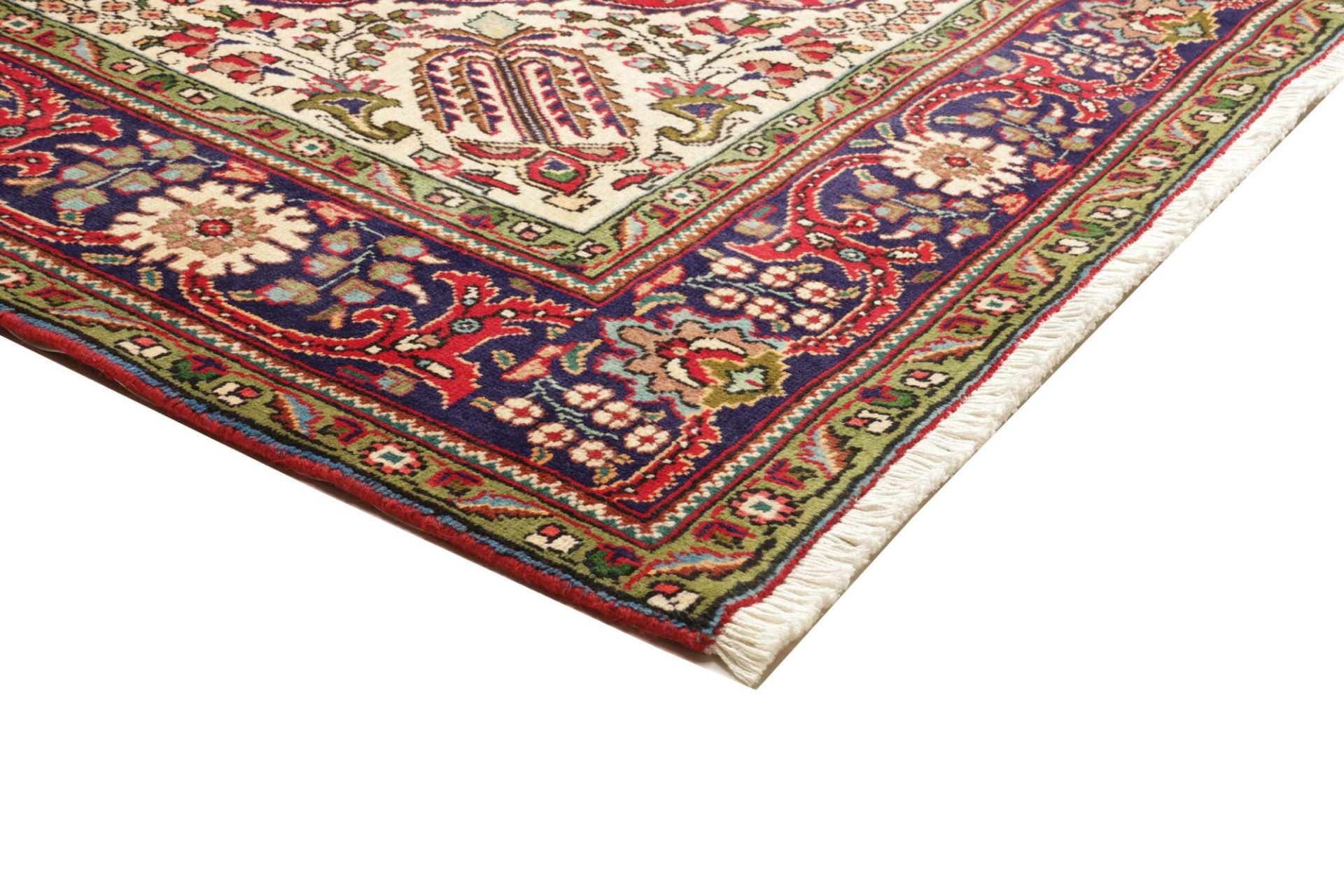 Handgeknüpfter Täbriz Perserteppich 209 × 296 cm