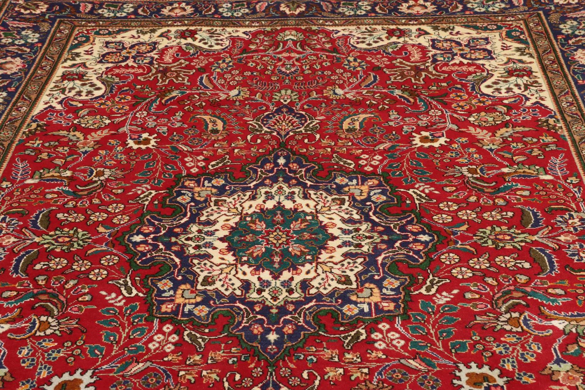 Handgeknüpfter Täbriz Perserteppich, 201 × 302 cm, Wolle